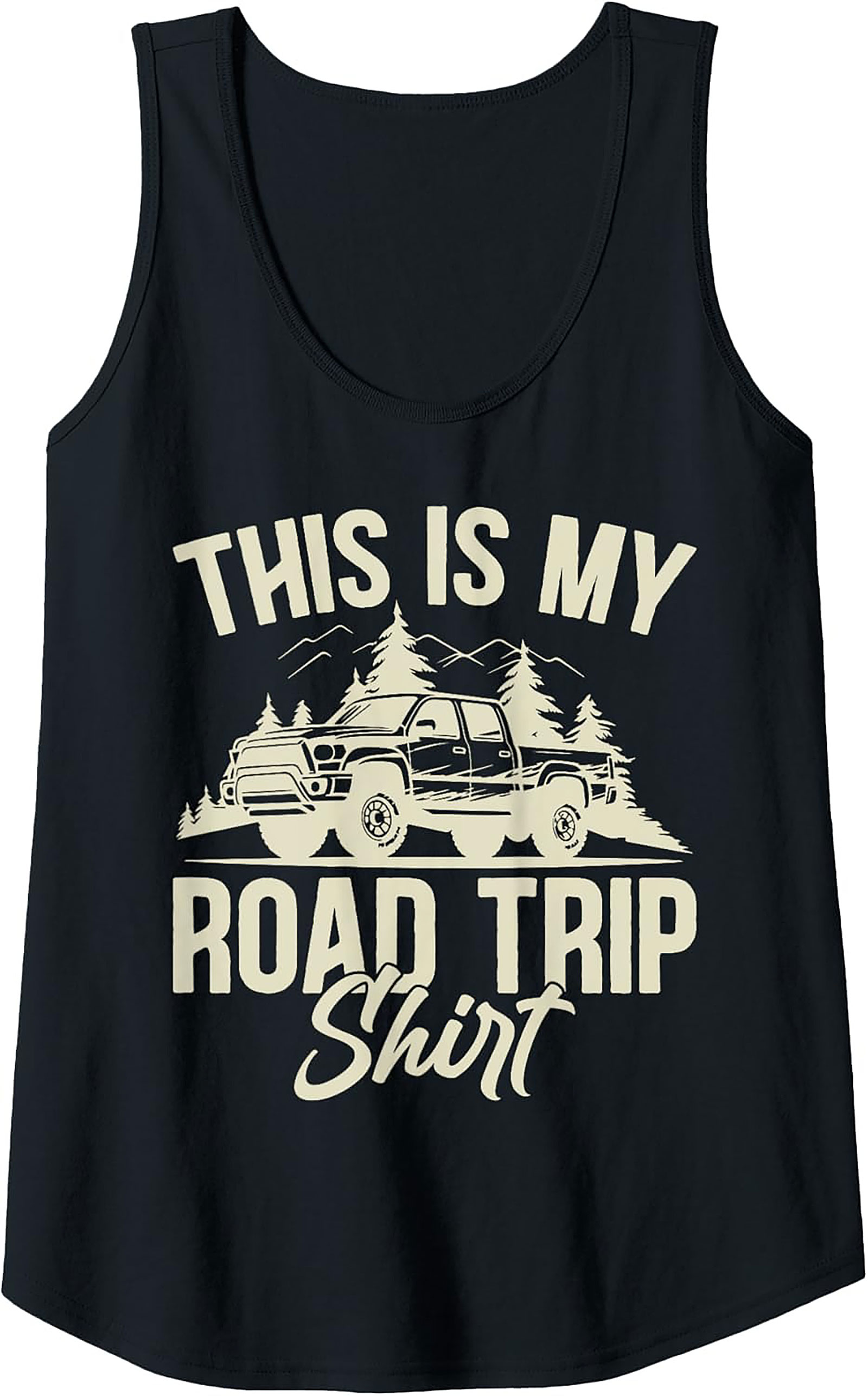 Road Trip Truck Graphic Tank Top Sleeveless Shirt Gift