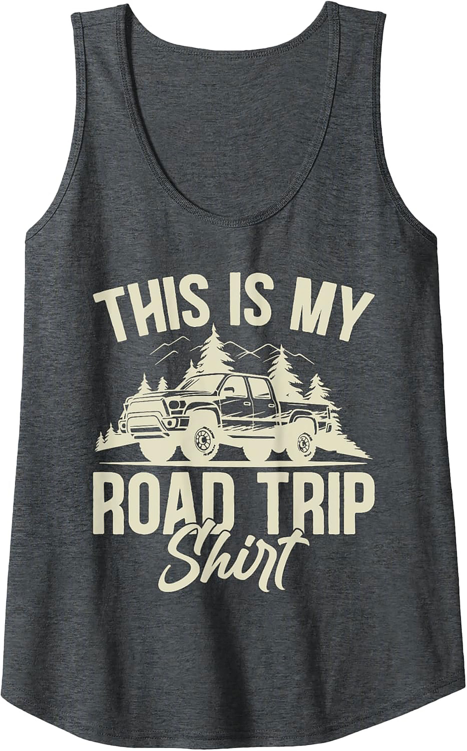 Road Trip Truck Graphic Tank Top Sleeveless Shirt Gift