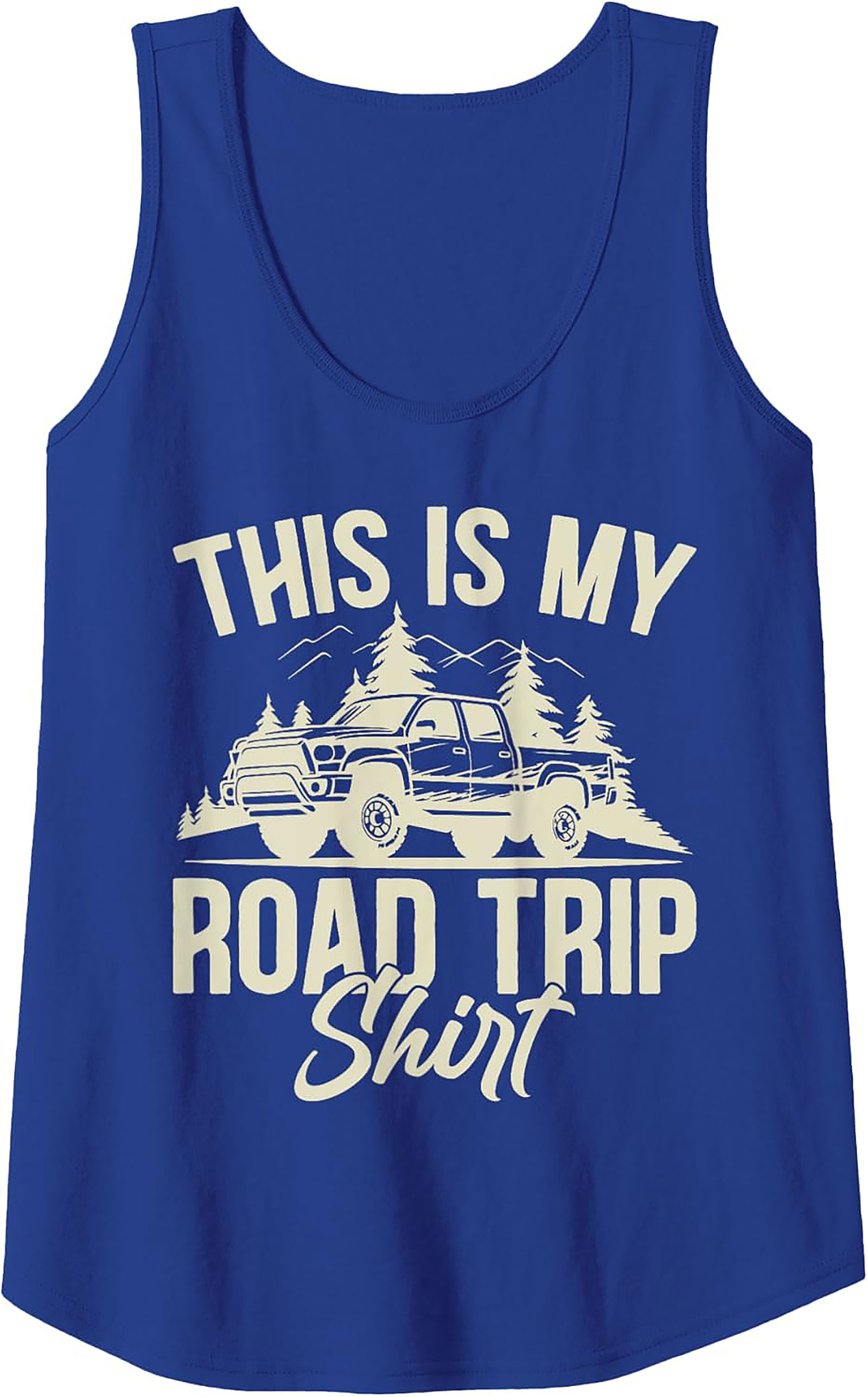 Road Trip Truck Graphic Tank Top Sleeveless Shirt Gift