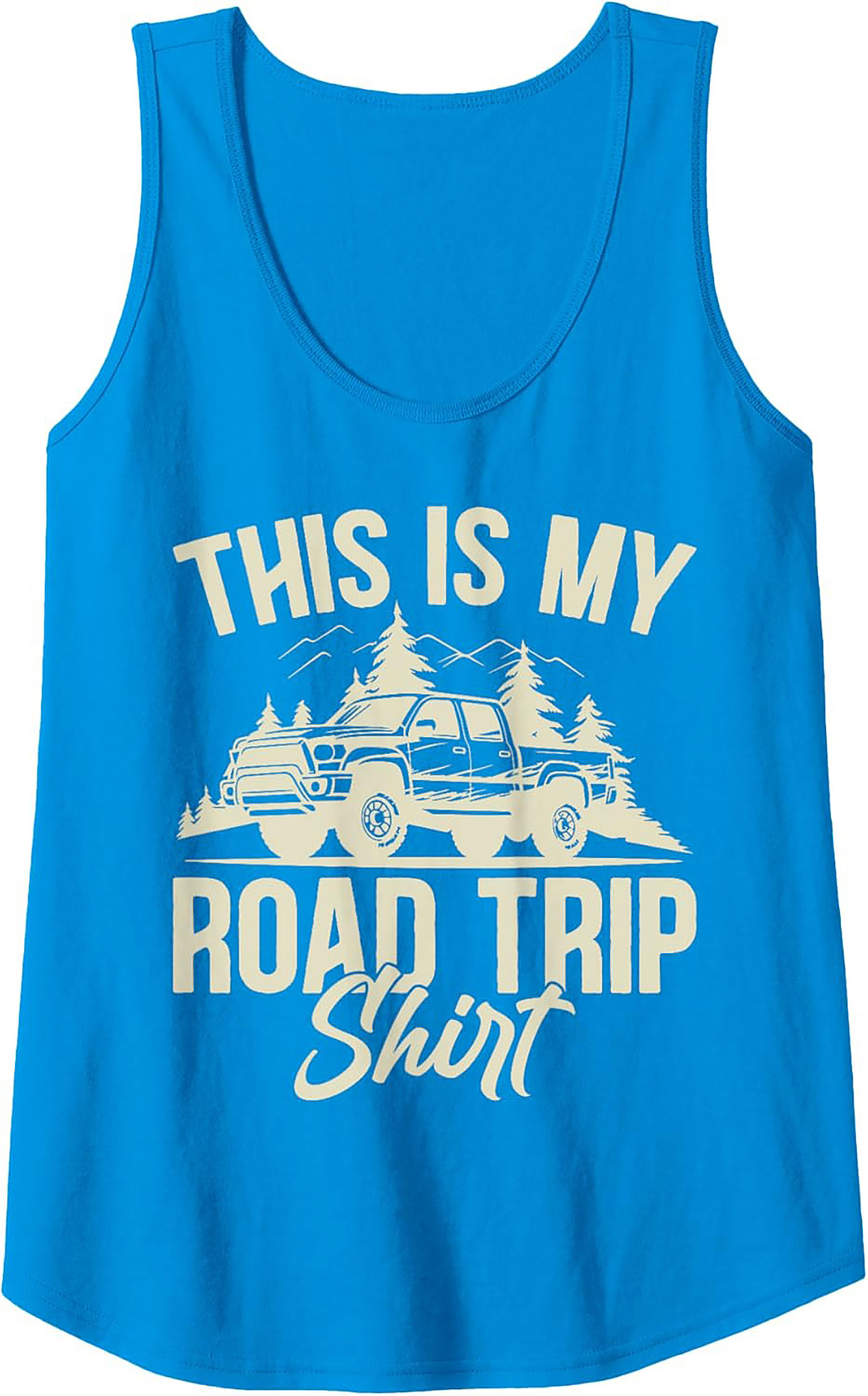 Road Trip Truck Graphic Tank Top Sleeveless Shirt Gift