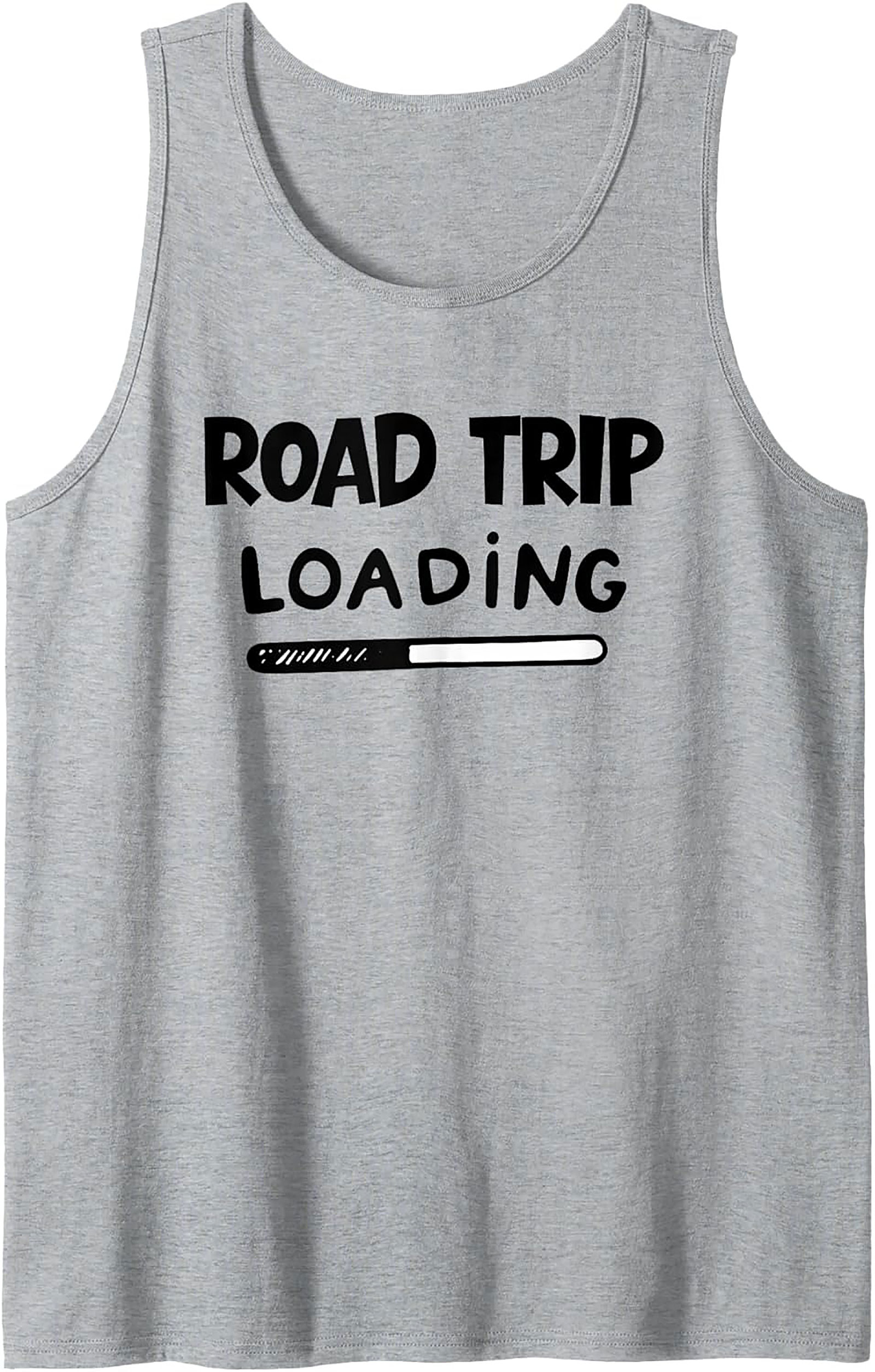 Road Trip Loading Graphic Tank Summer Sleeveless Shirt
