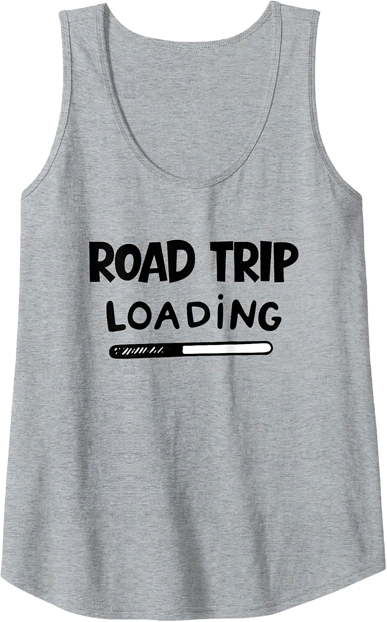 Road Trip Loading Graphic Tank Summer Sleeveless Shirt