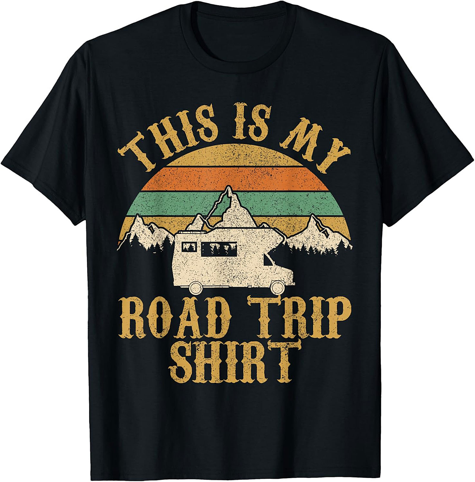 Road Trip Shirt Vintage RV Camper Tee Soft Cotton