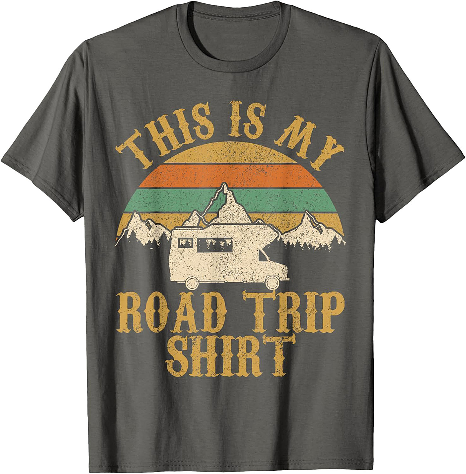 Road Trip Shirt Vintage RV Camper Tee Soft Cotton