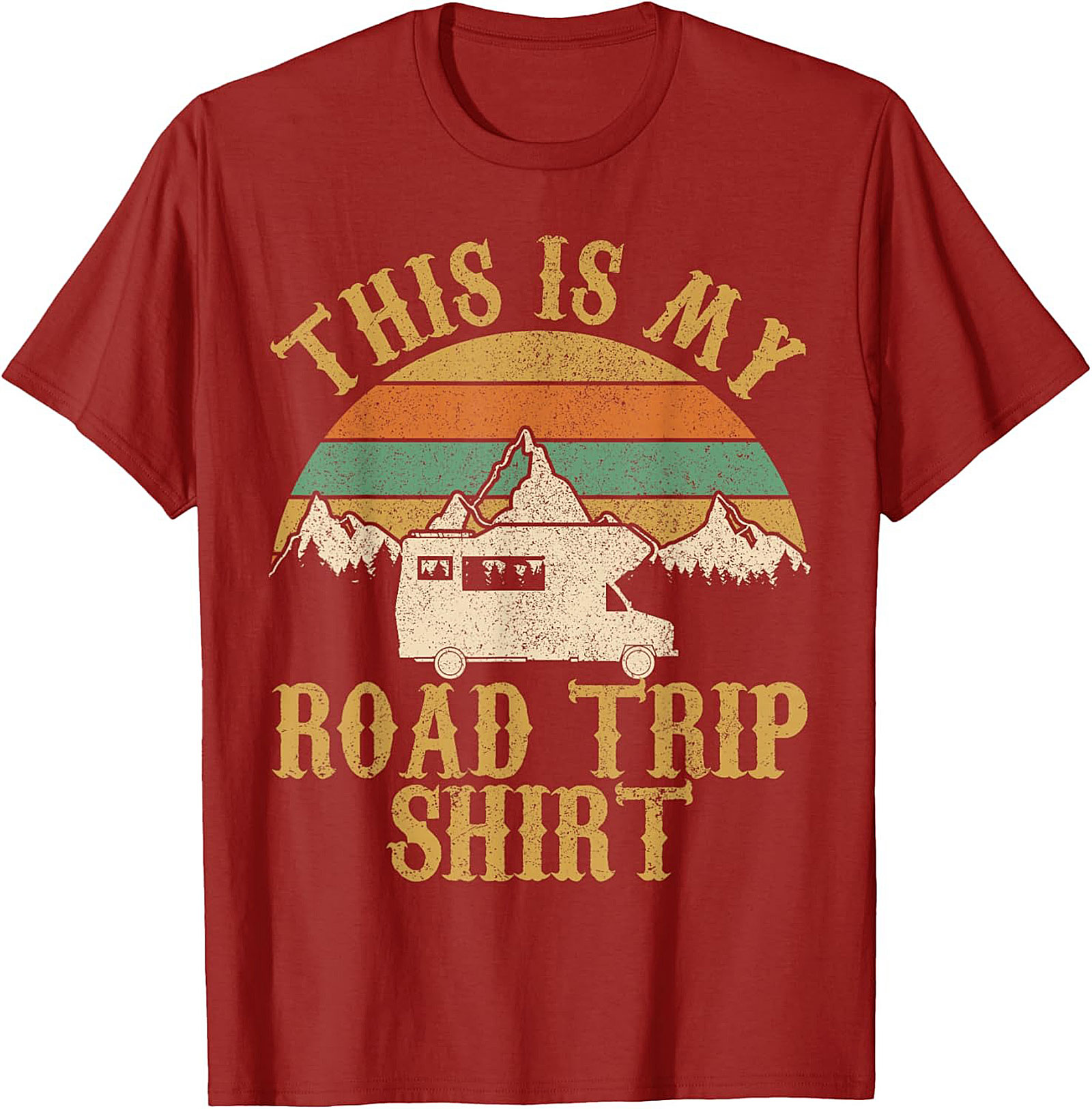 Road Trip Shirt Vintage RV Camper Tee Soft Cotton