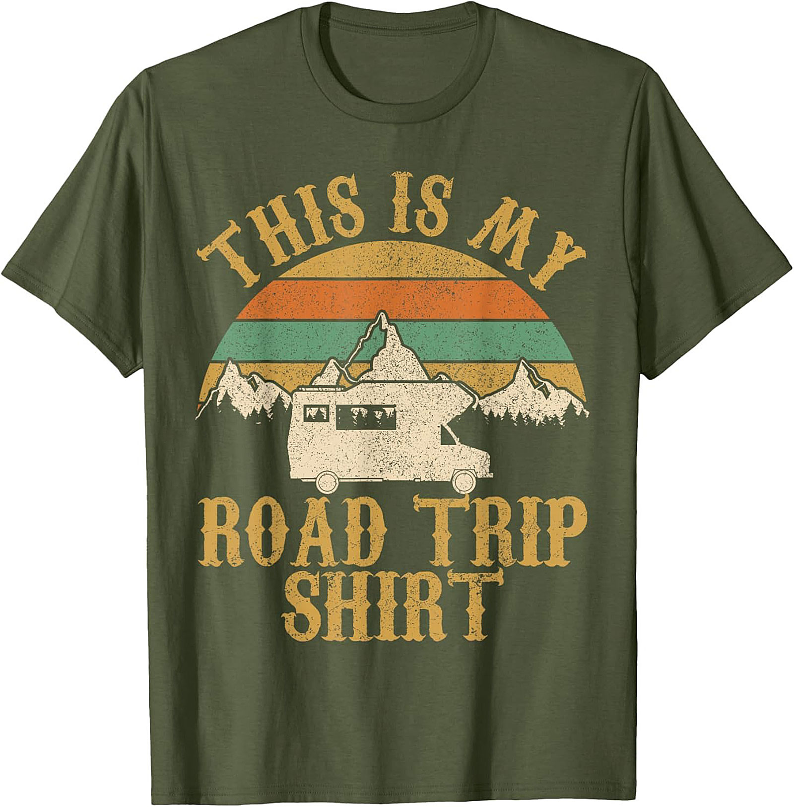 Road Trip Shirt Vintage RV Camper Tee Soft Cotton