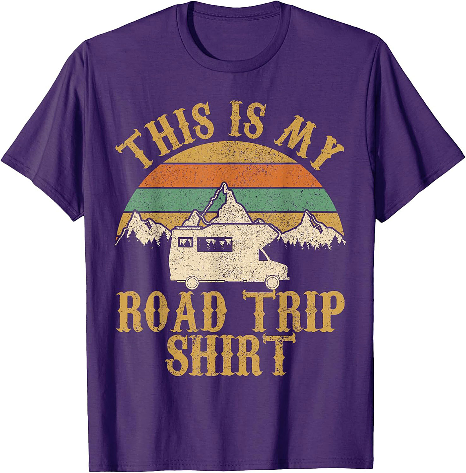 Road Trip Shirt Vintage RV Camper Tee Soft Cotton