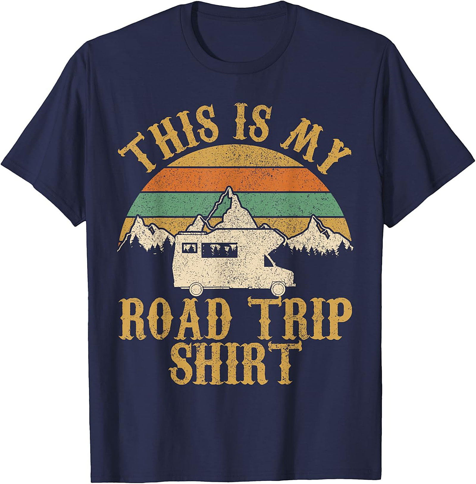 Road Trip Shirt Vintage RV Camper Tee Soft Cotton