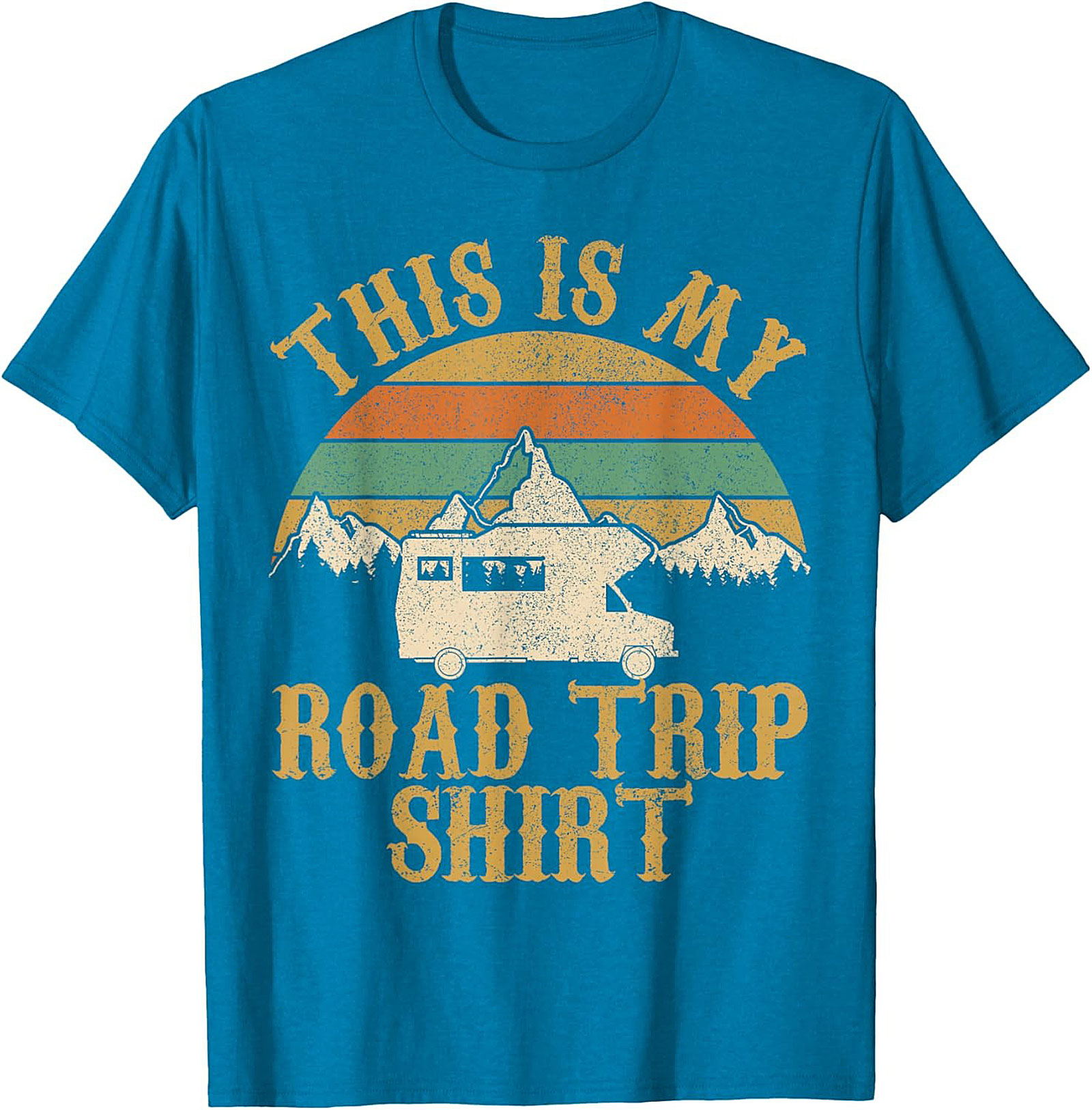 Road Trip Shirt Vintage RV Camper Tee Soft Cotton