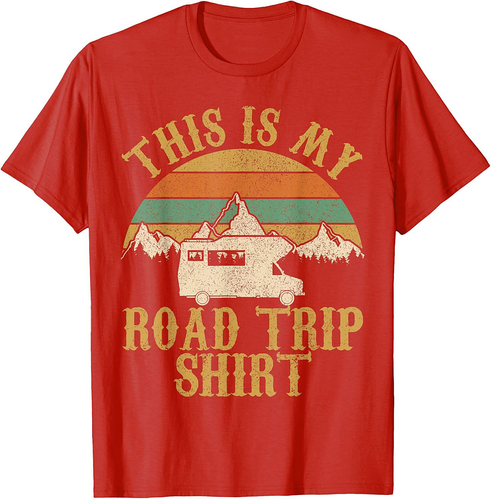 Road Trip Shirt Vintage RV Camper Tee Soft Cotton