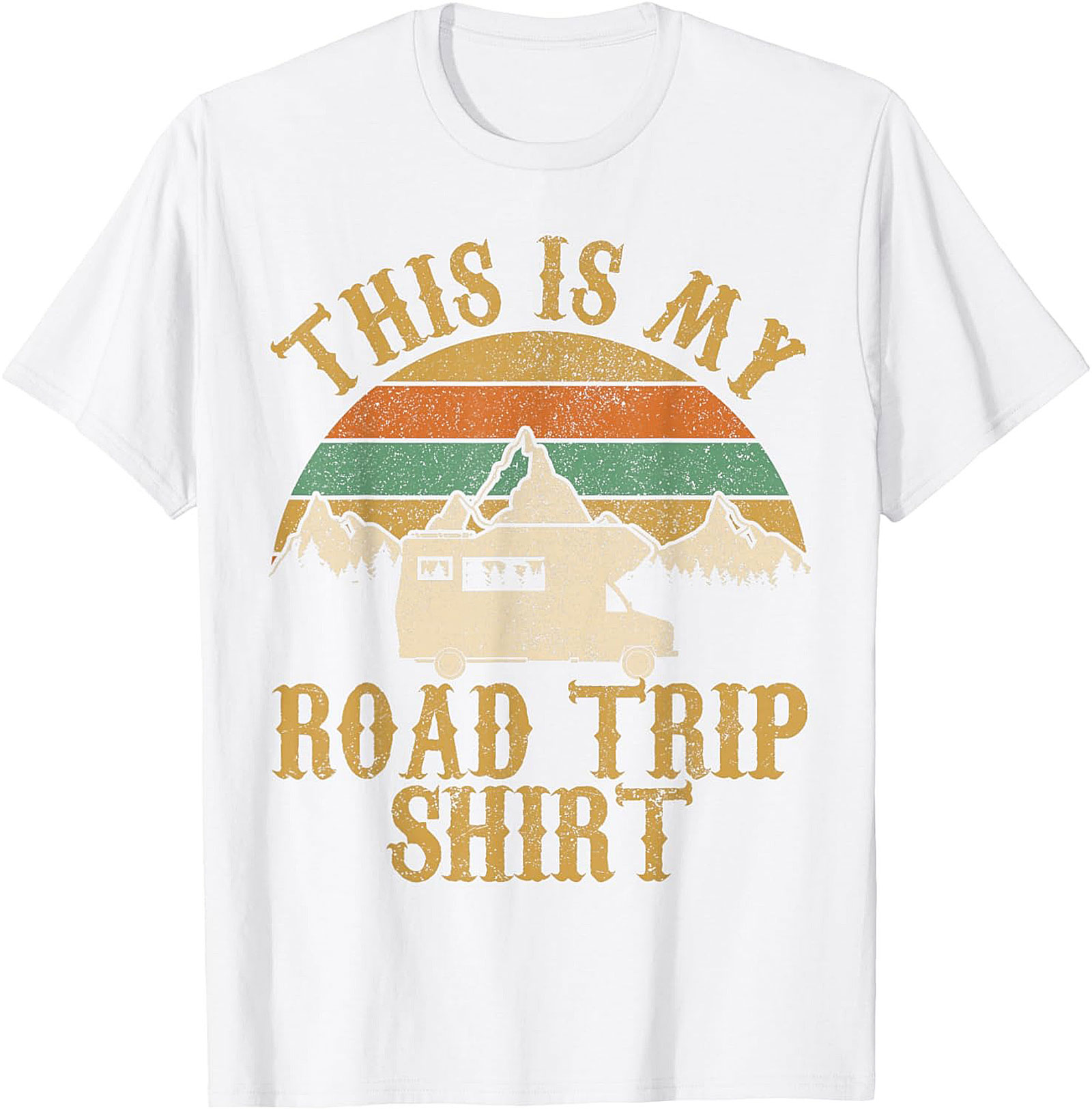 Road Trip Shirt Vintage RV Camper Tee Soft Cotton