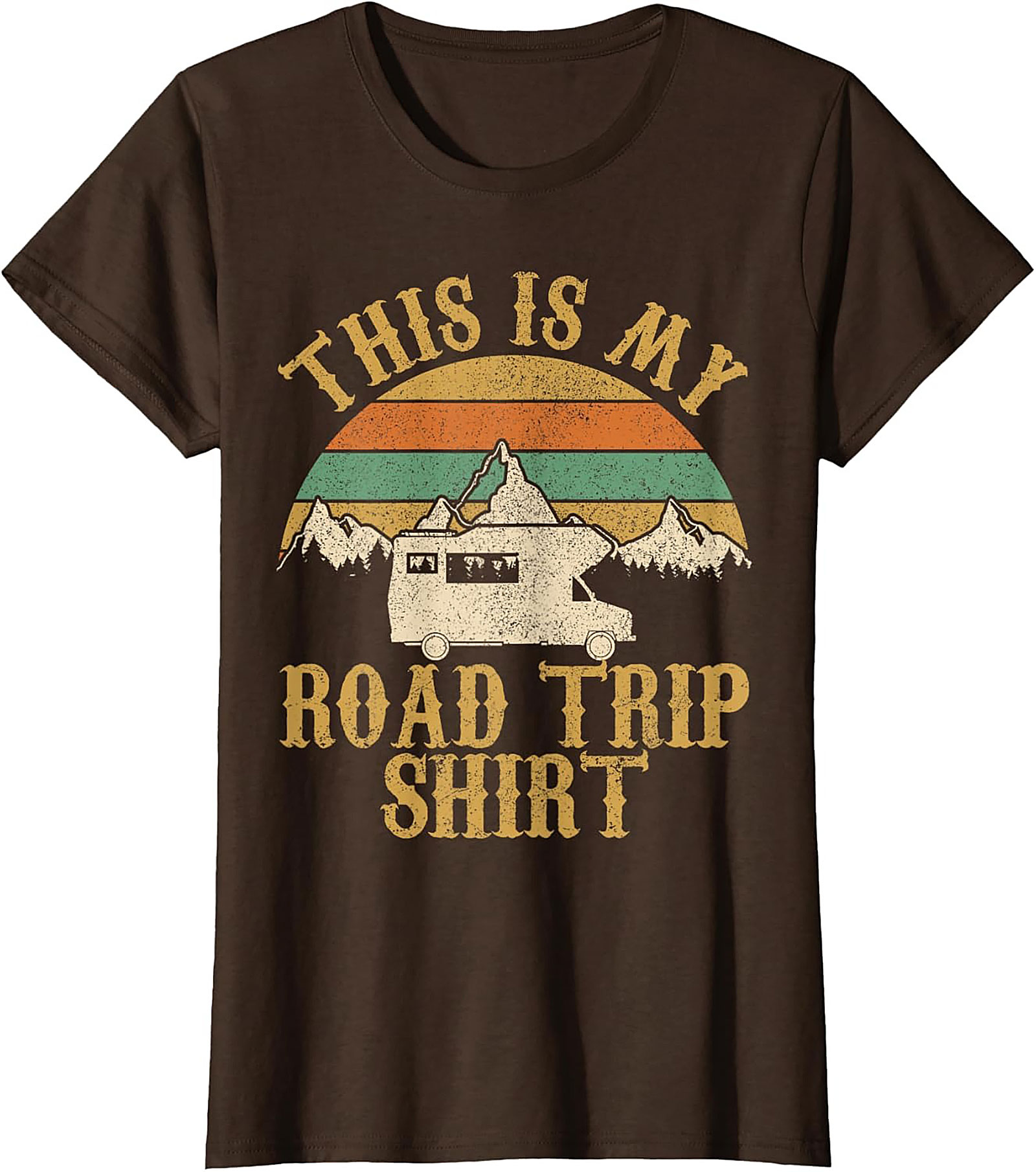 Road Trip Shirt Vintage RV Camper Tee Soft Cotton