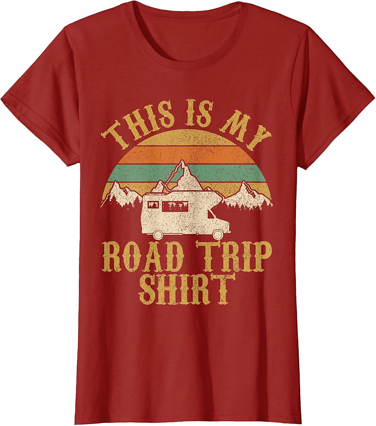 Road Trip Shirt Vintage RV Camper Tee Soft Cotton
