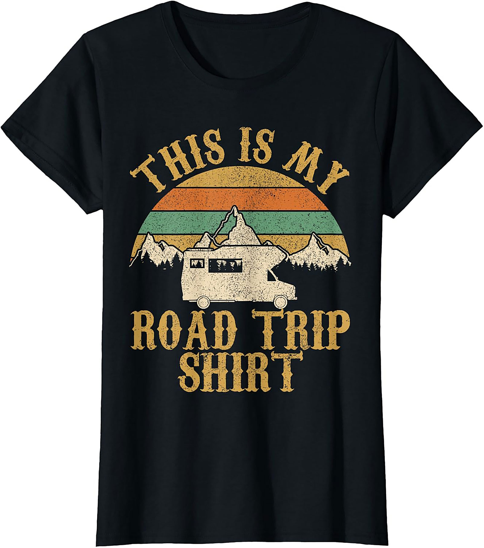 Road Trip Shirt Vintage RV Camper Tee Soft Cotton