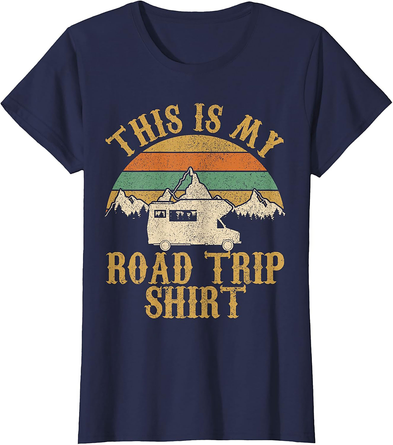 Road Trip Shirt Vintage RV Camper Tee Soft Cotton