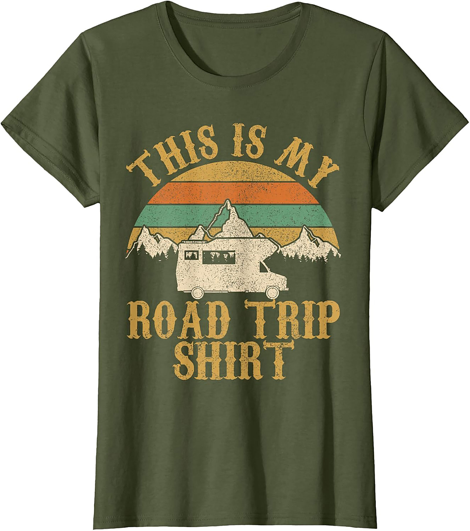 Road Trip Shirt Vintage RV Camper Tee Soft Cotton