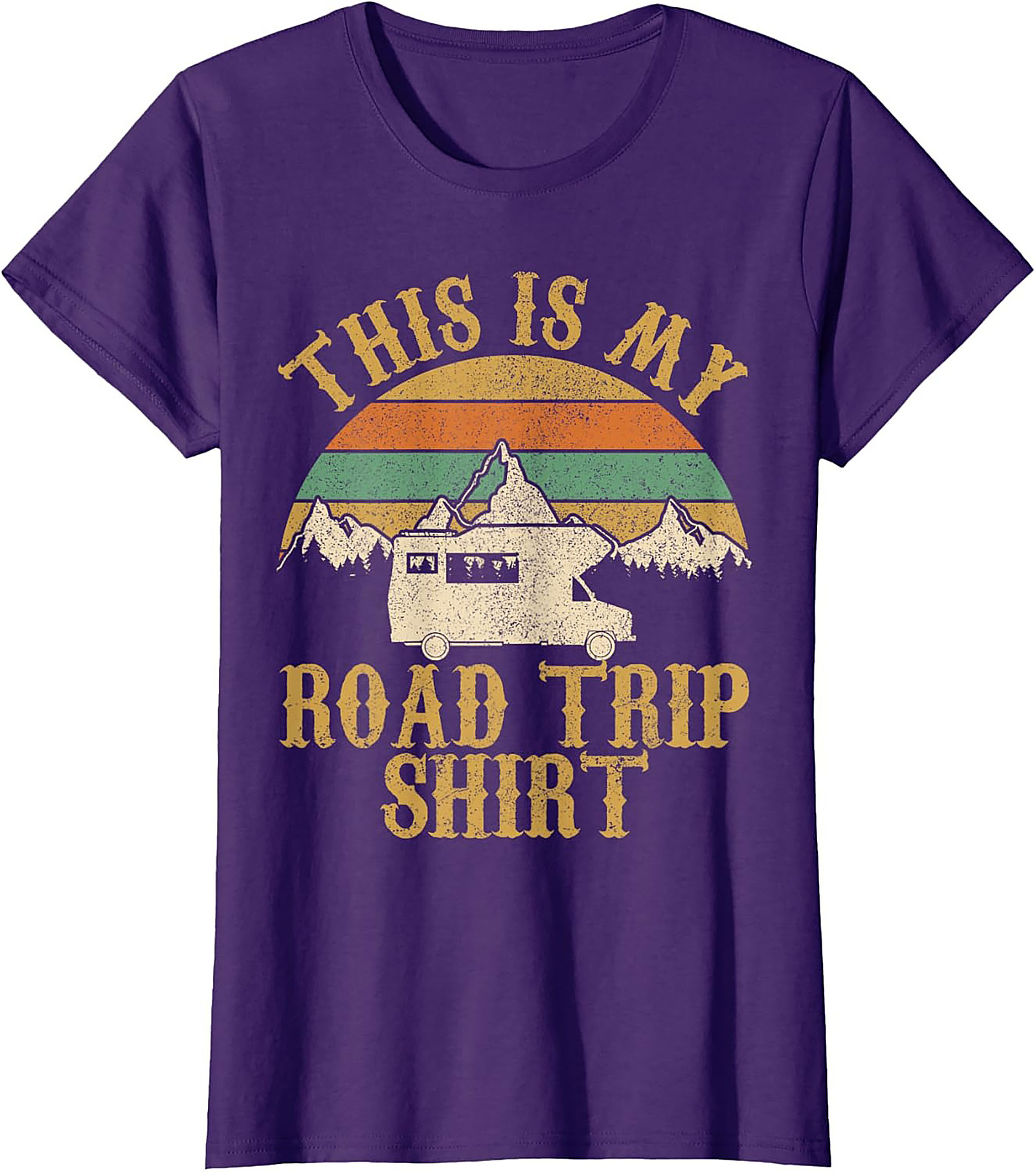 Road Trip Shirt Vintage RV Camper Tee Soft Cotton