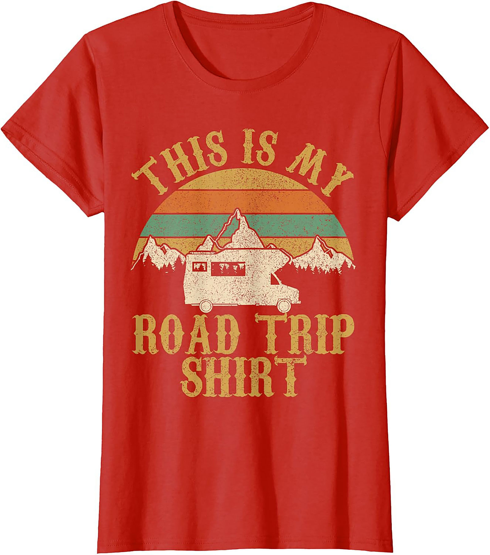 Road Trip Shirt Vintage RV Camper Tee Soft Cotton