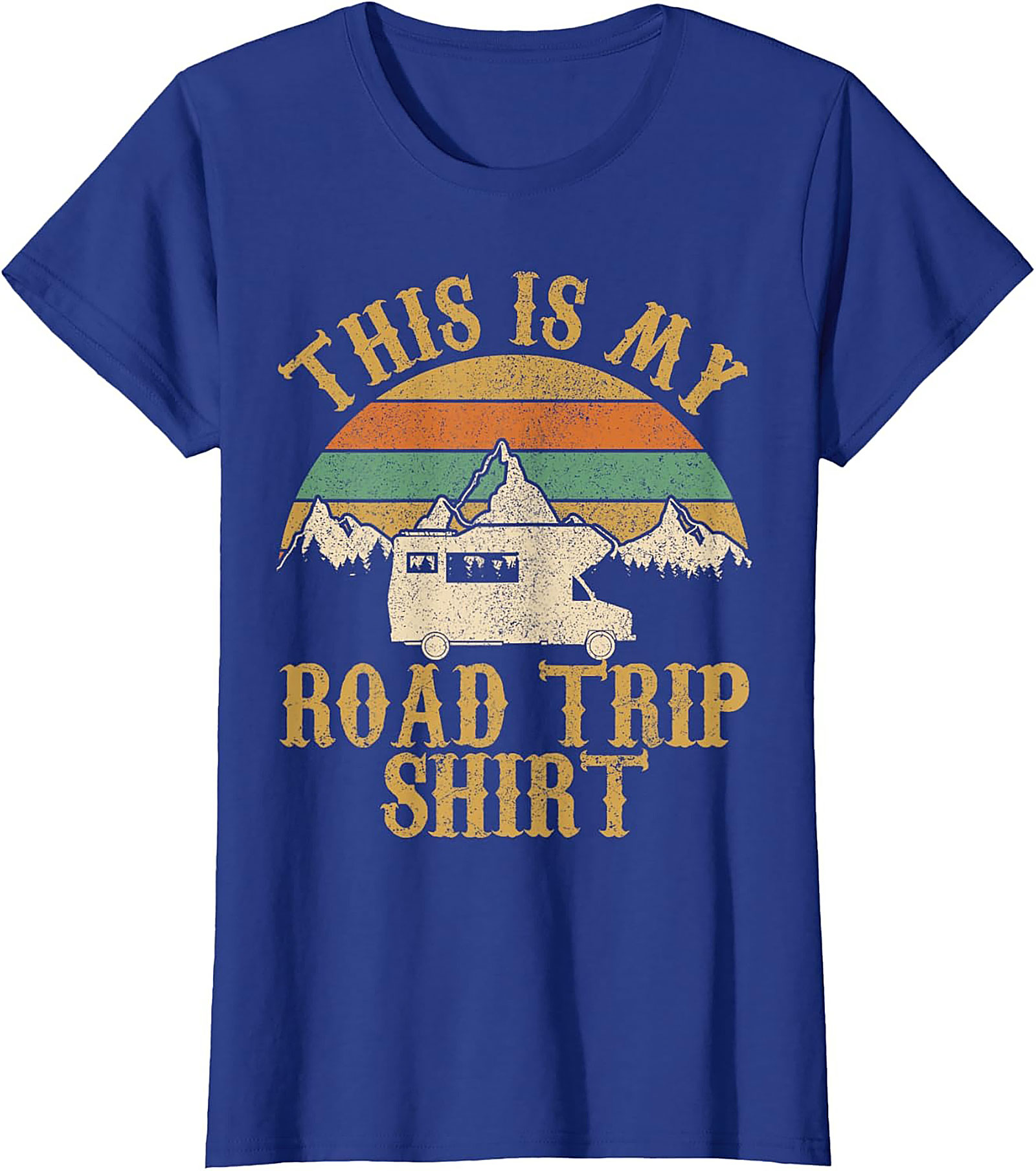 Road Trip Shirt Vintage RV Camper Tee Soft Cotton