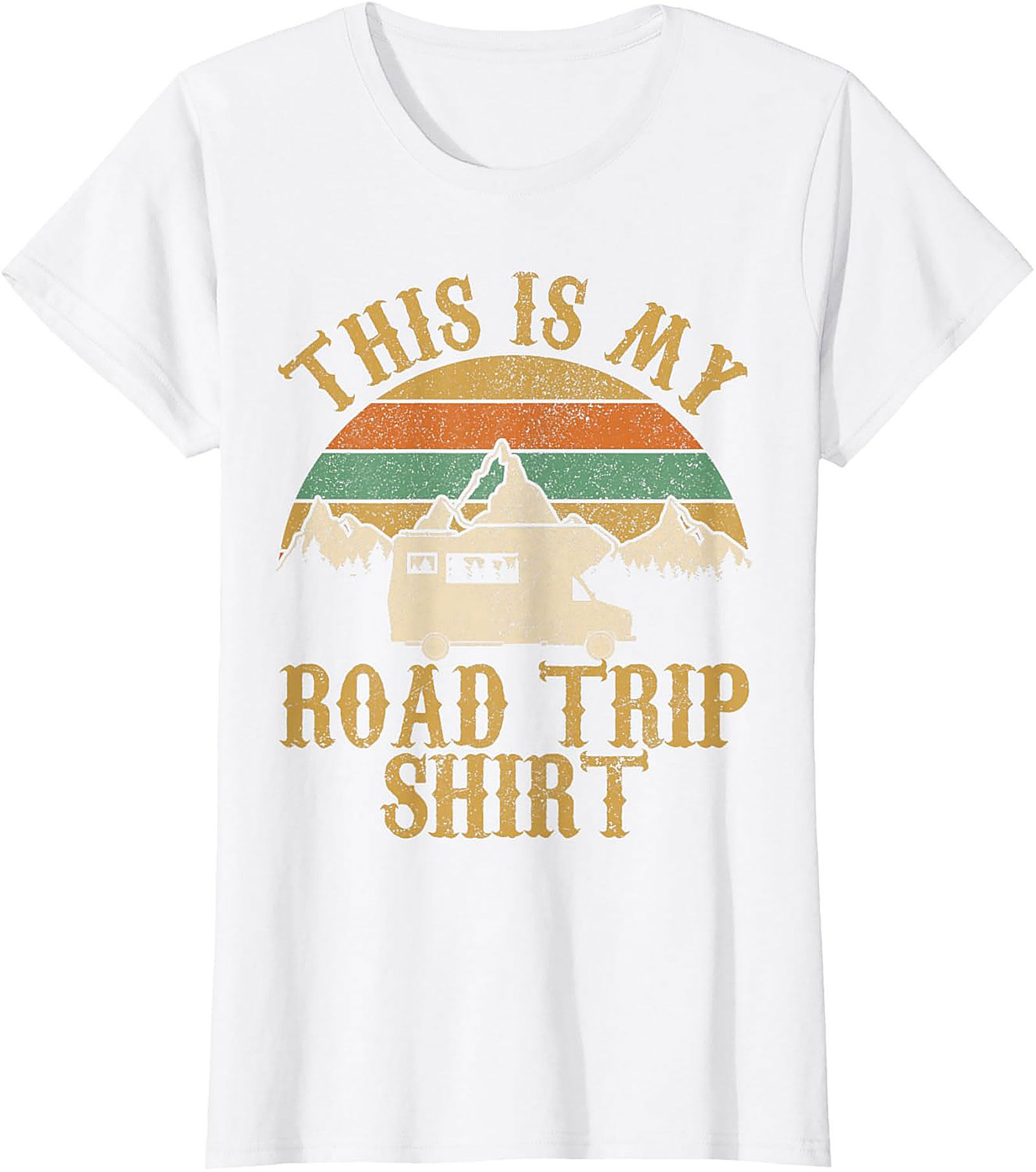 Road Trip Shirt Vintage RV Camper Tee Soft Cotton