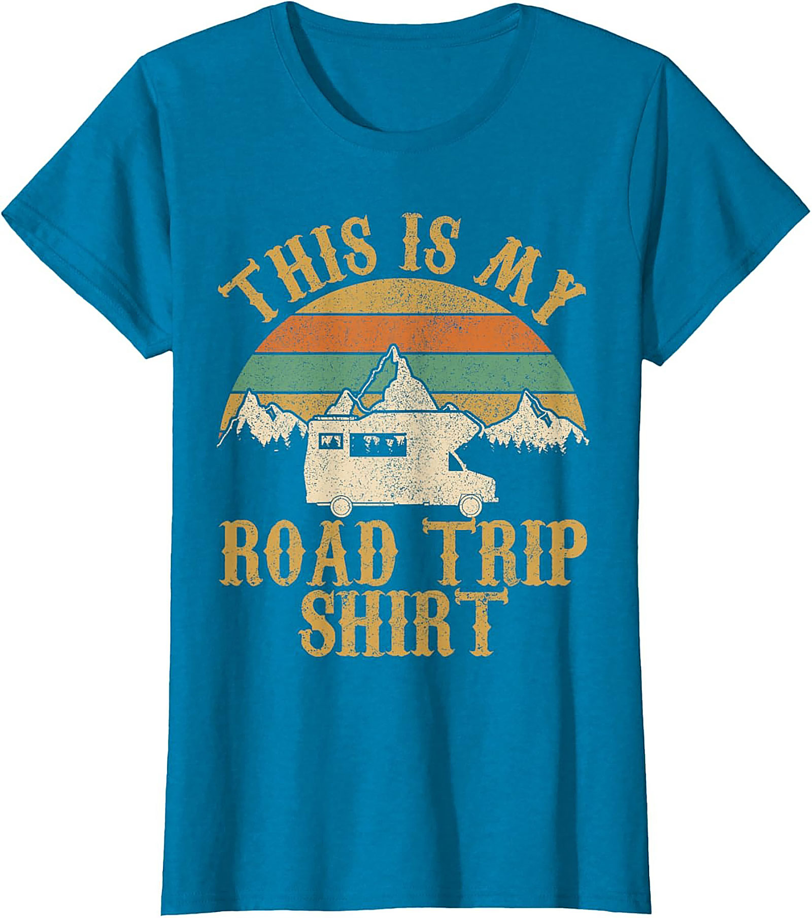 Road Trip Shirt Vintage RV Camper Tee Soft Cotton