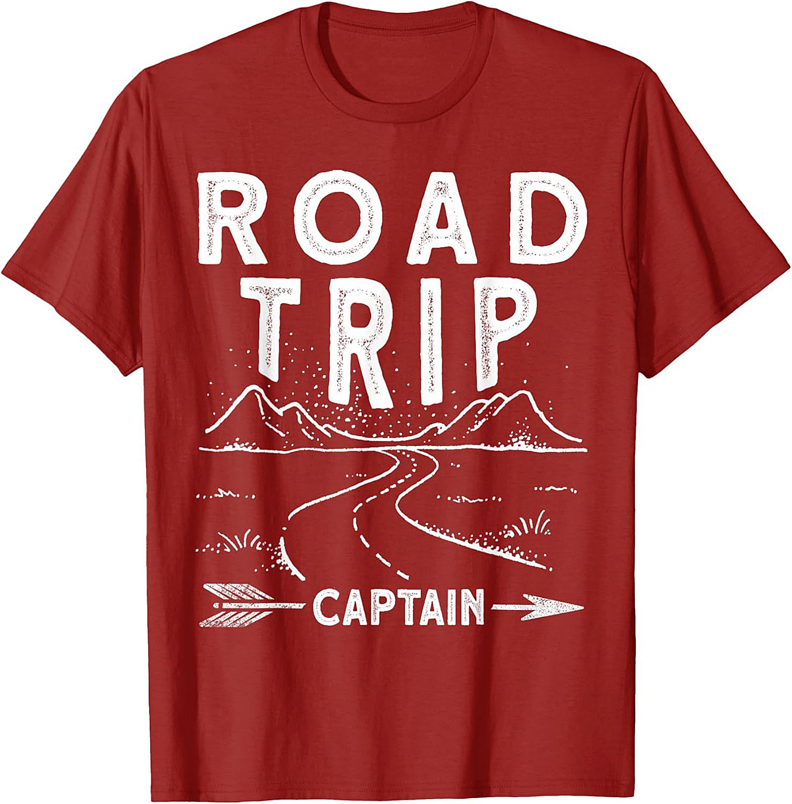 Road Trip Captain T-shirt Funny Travel Graphic Tee Gift