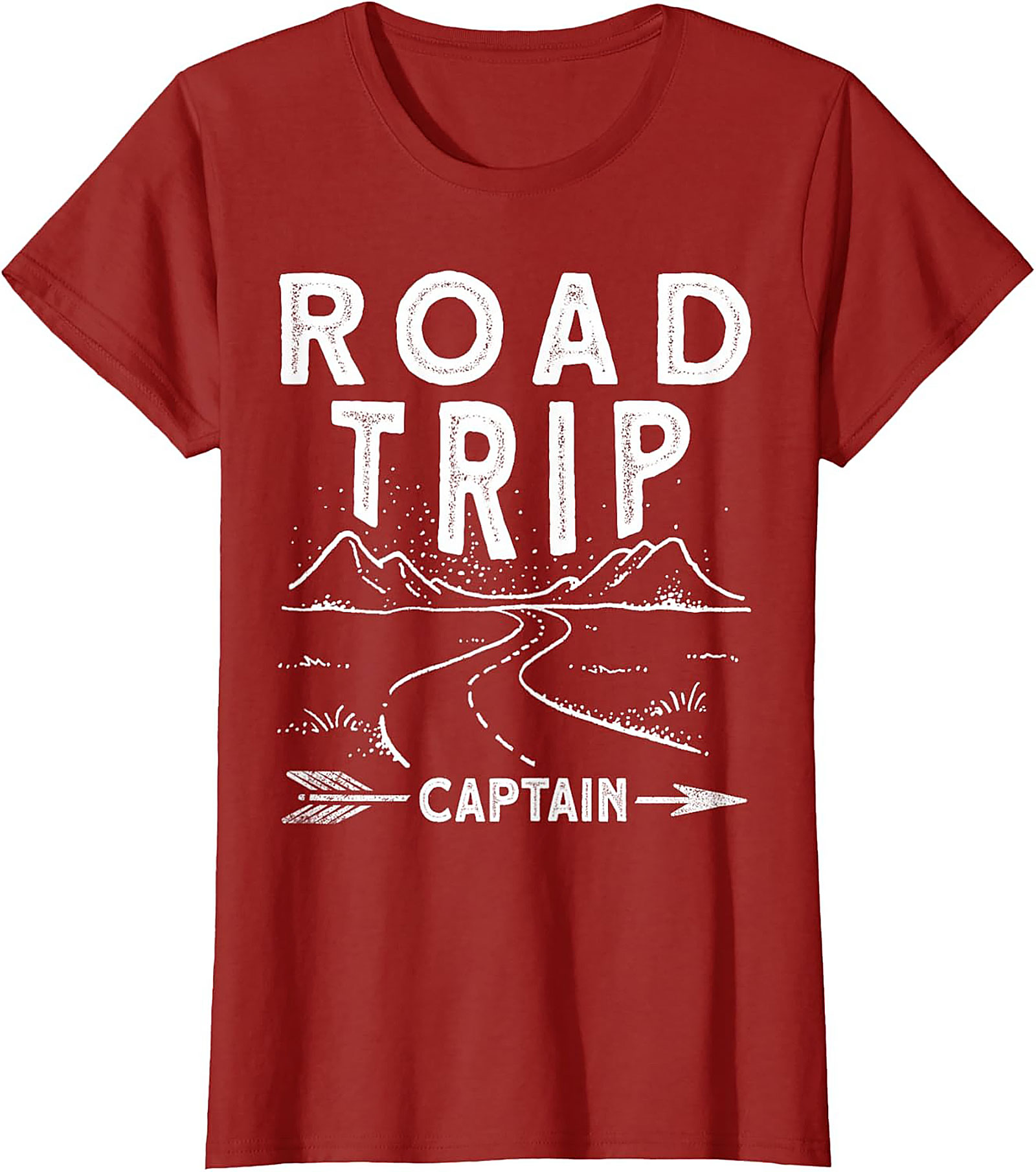 Road Trip Captain T-shirt Funny Travel Graphic Tee Gift