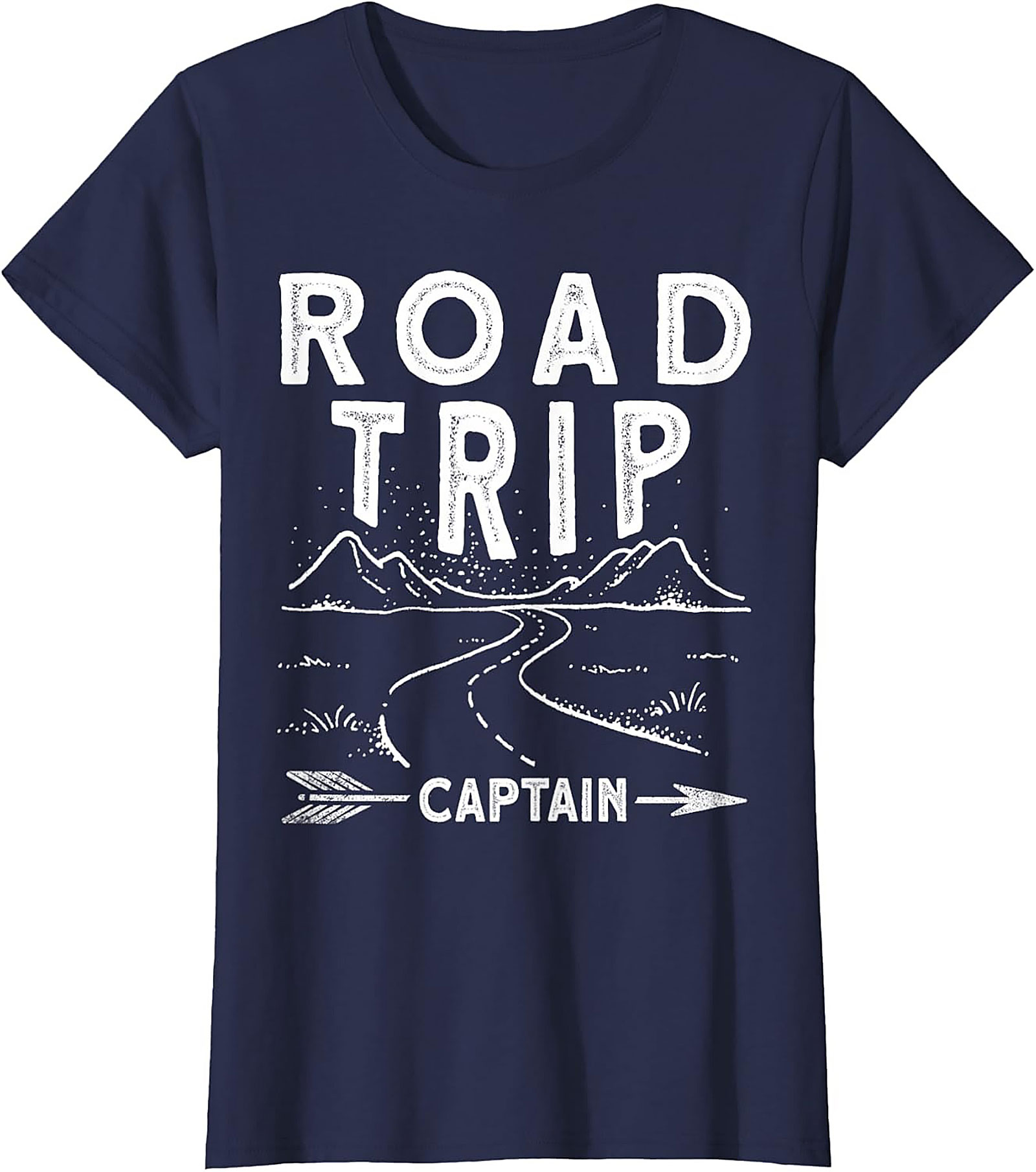 Road Trip Captain T-shirt Funny Travel Graphic Tee Gift