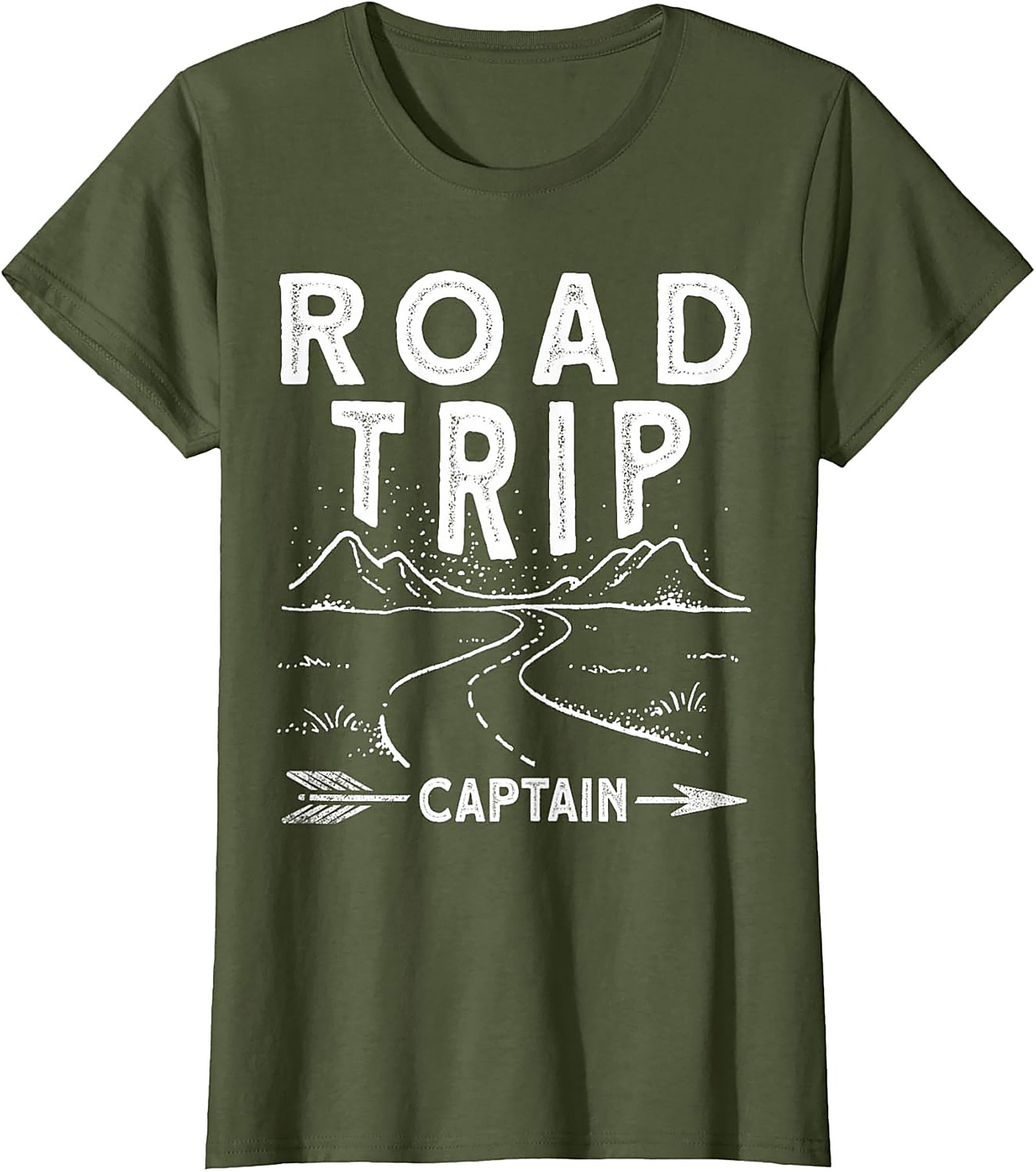 Road Trip Captain T-shirt Funny Travel Graphic Tee Gift