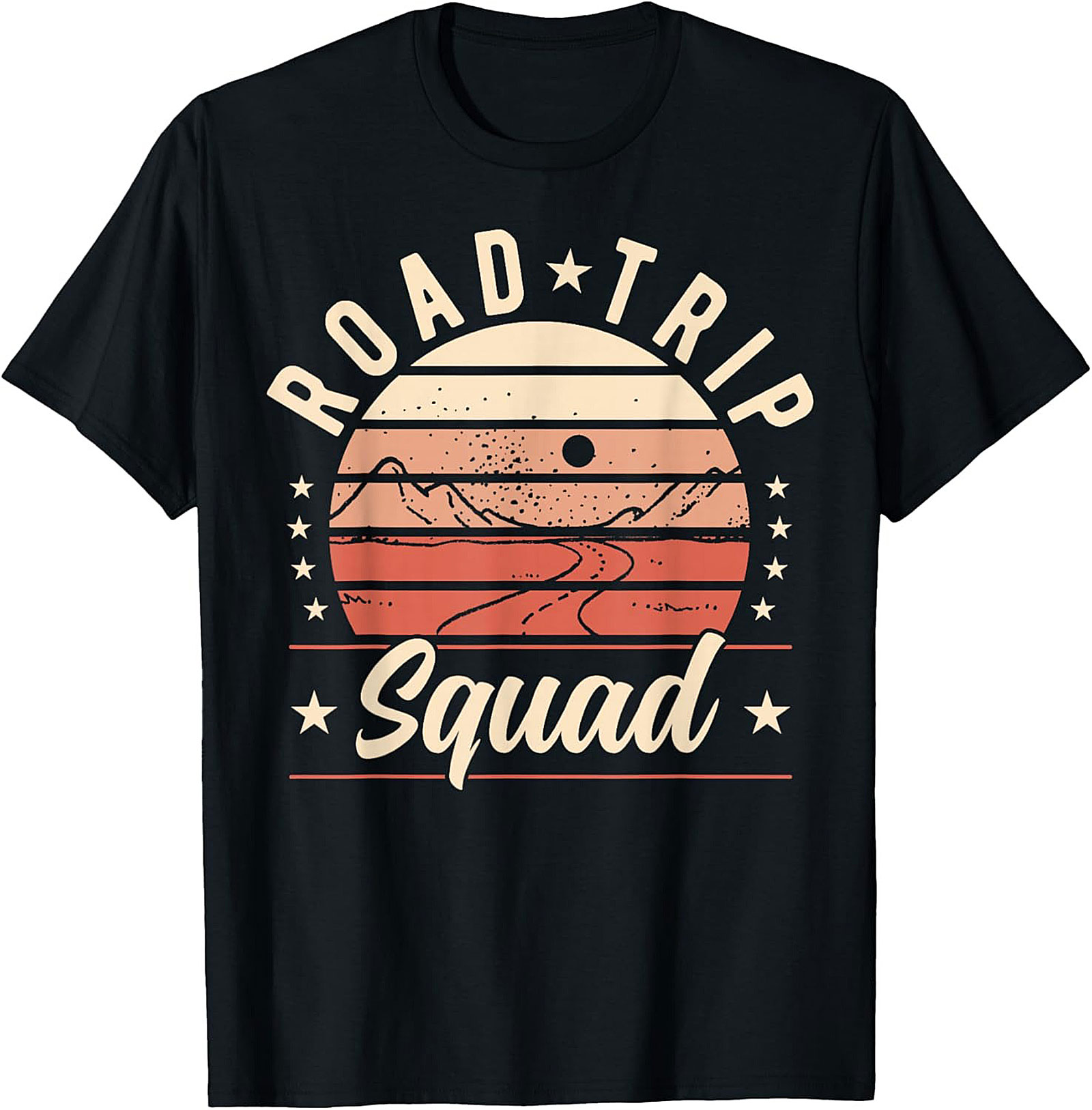 Road Trip Squad Vintage Graphic Tee Adventure Shirt