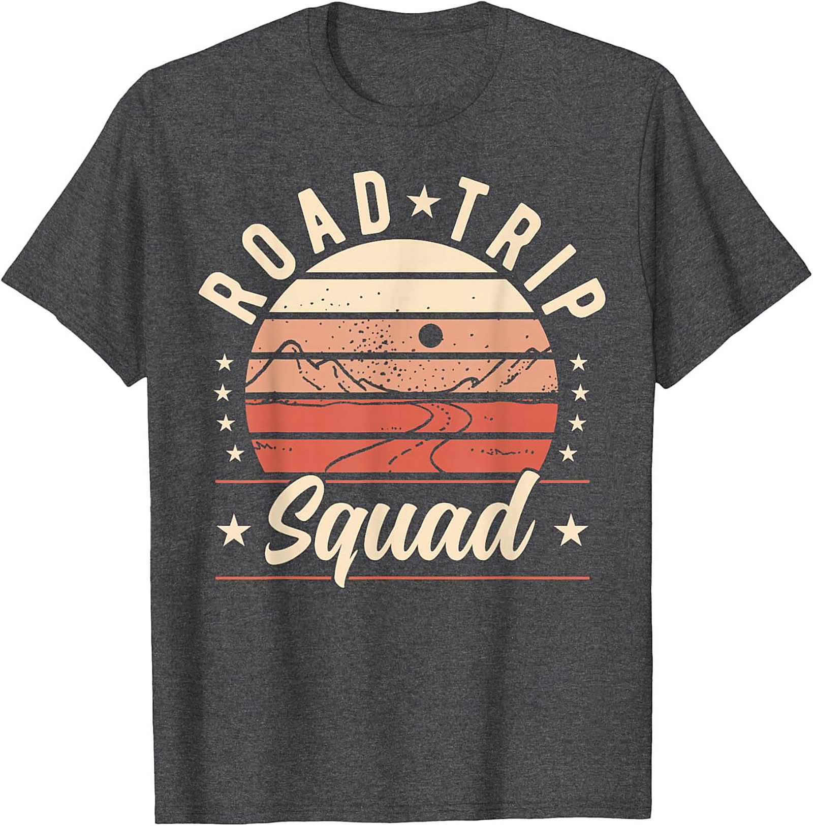  Road Trip Squad Vintage Graphic Tee Adventure Shirt 
