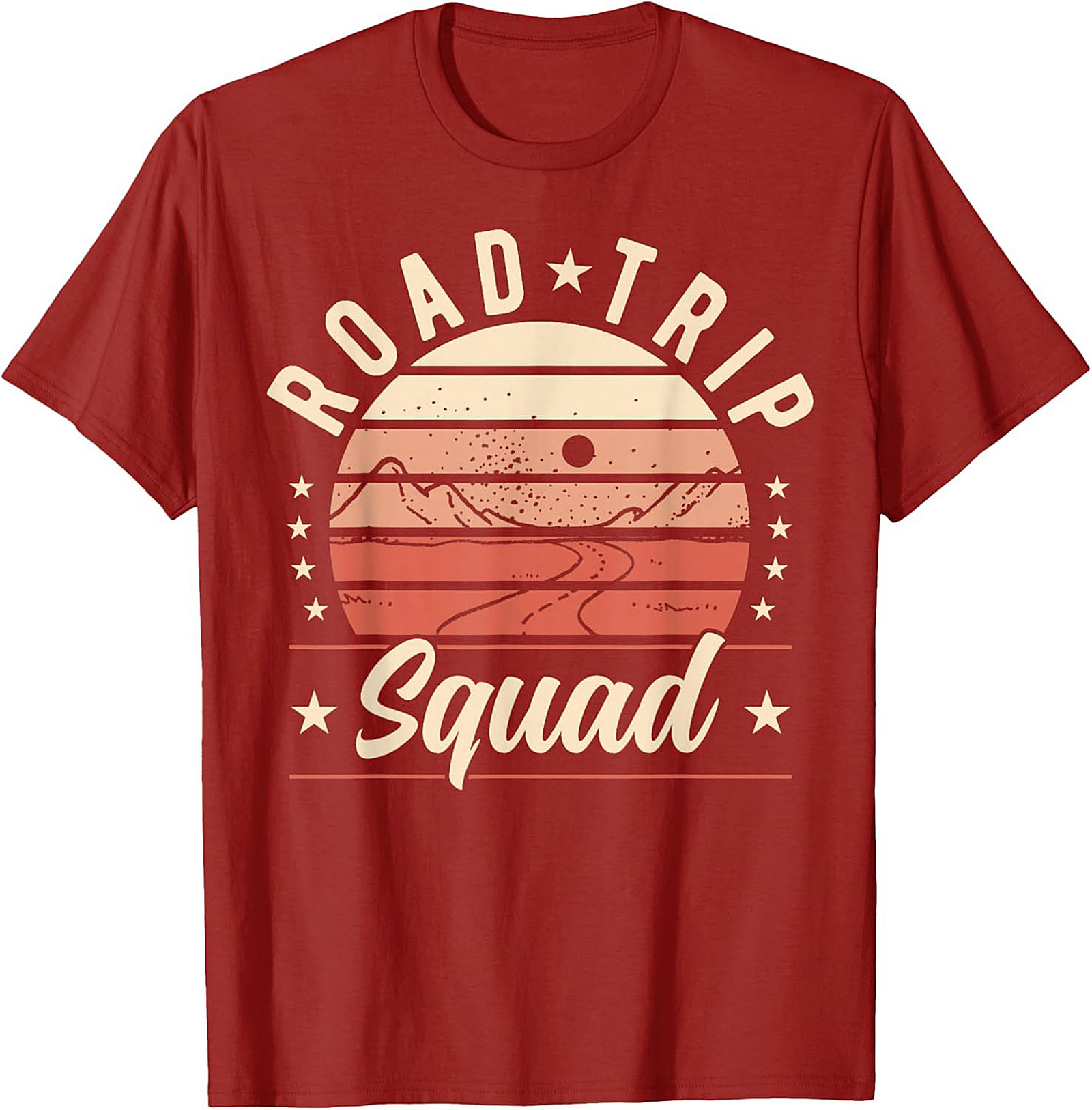  Road Trip Squad Vintage Graphic Tee Adventure Shirt 