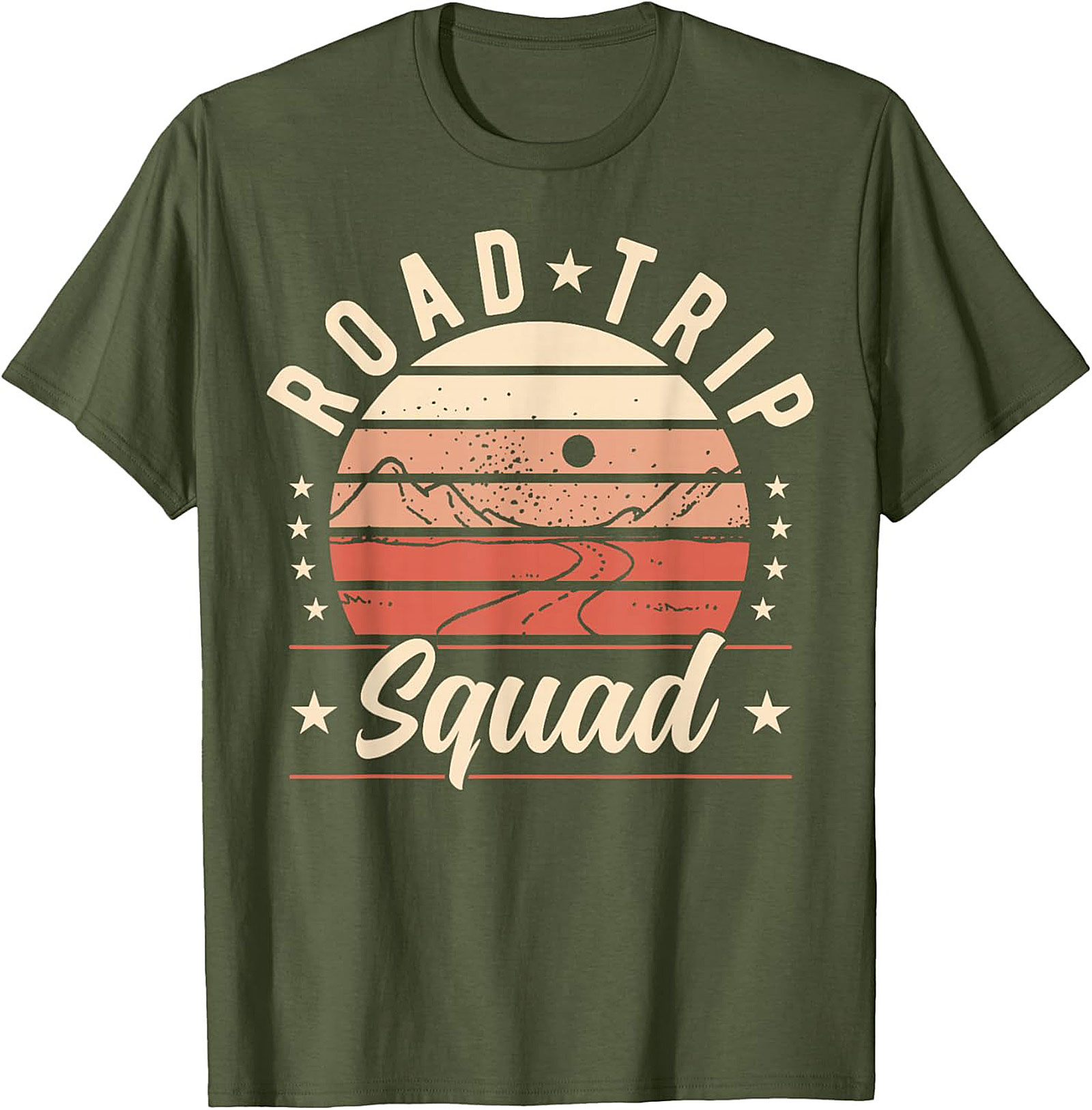  Road Trip Squad Vintage Graphic Tee Adventure Shirt 