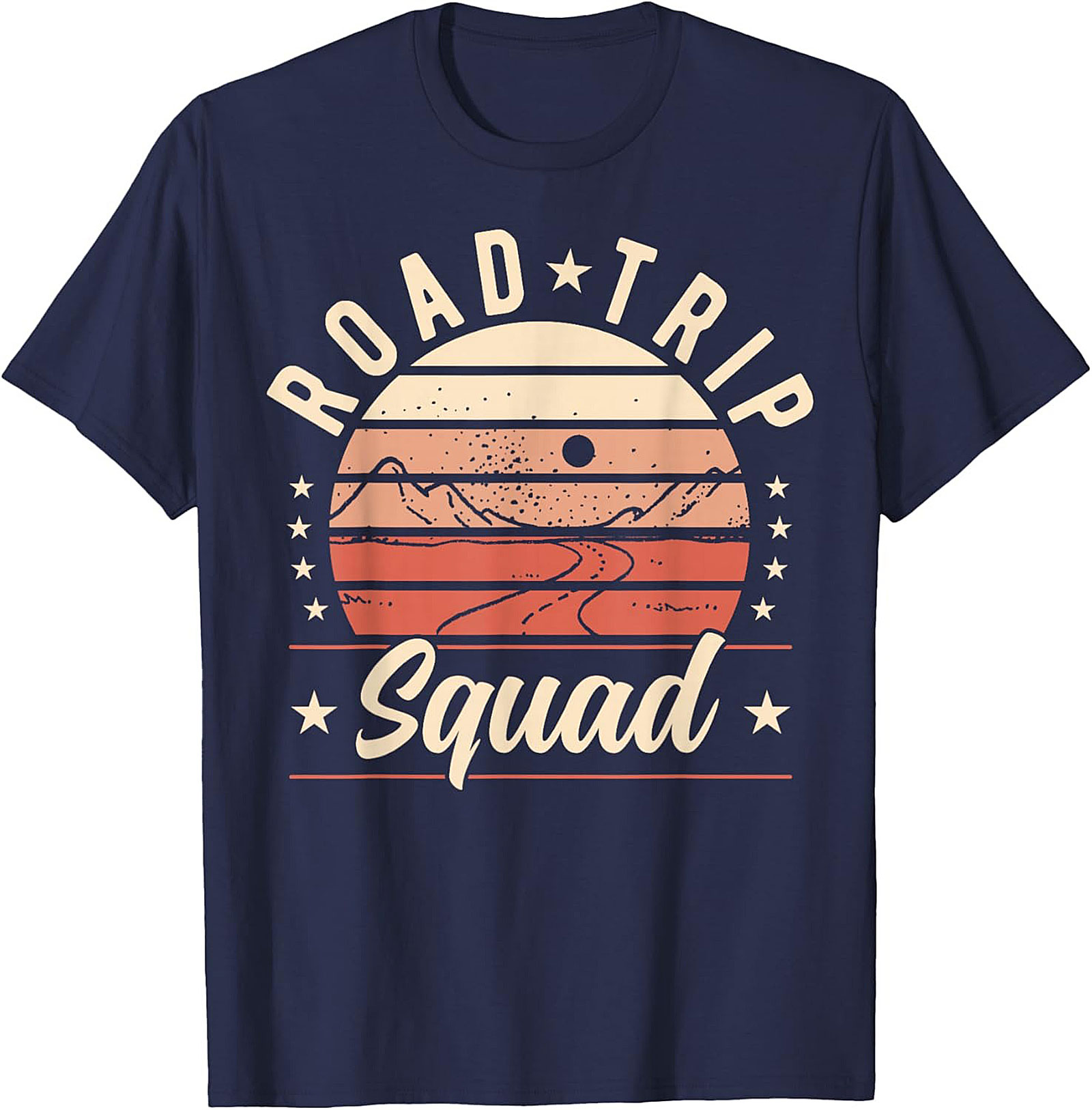  Road Trip Squad Vintage Graphic Tee Adventure Shirt 