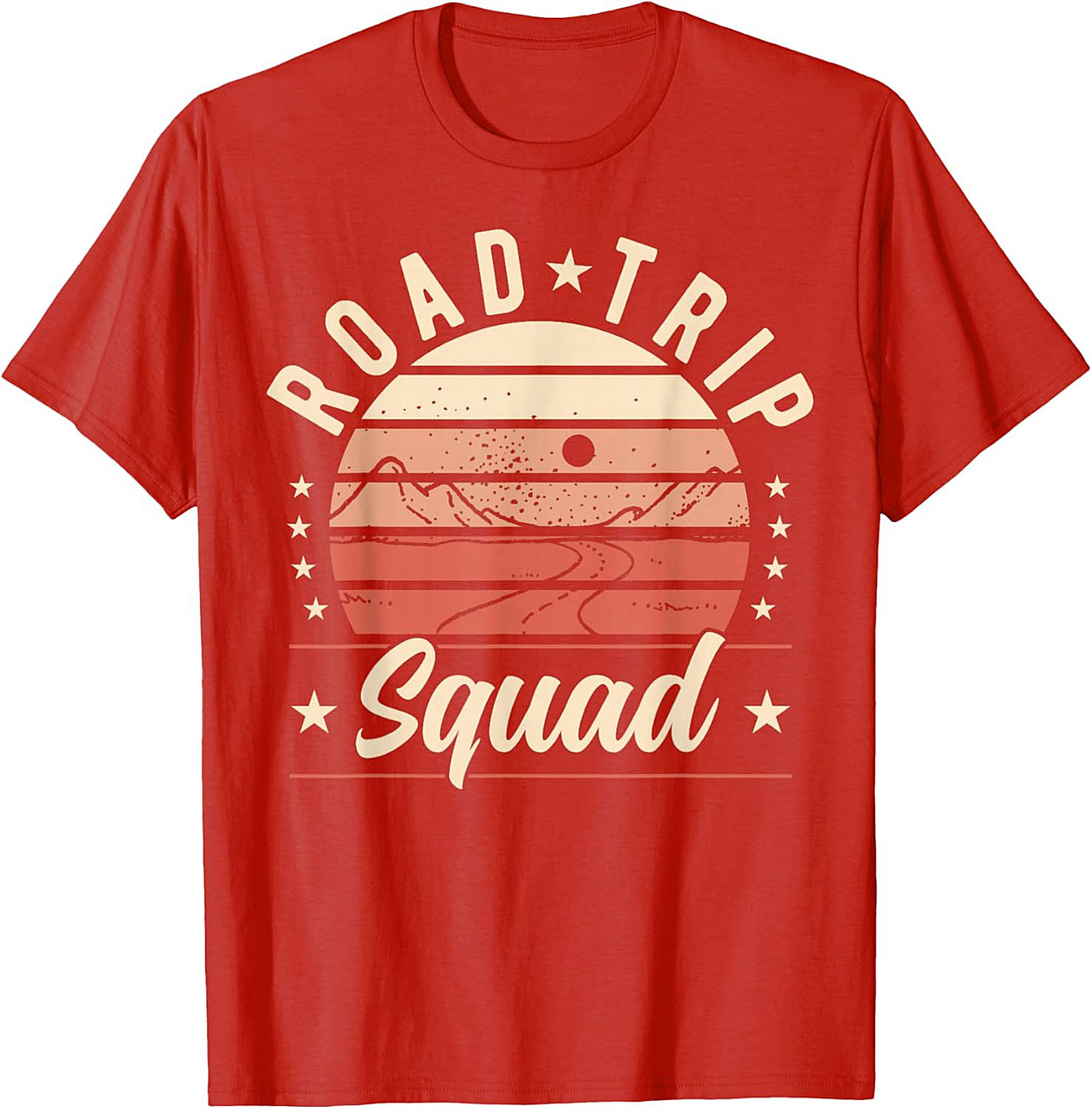  Road Trip Squad Vintage Graphic Tee Adventure Shirt 