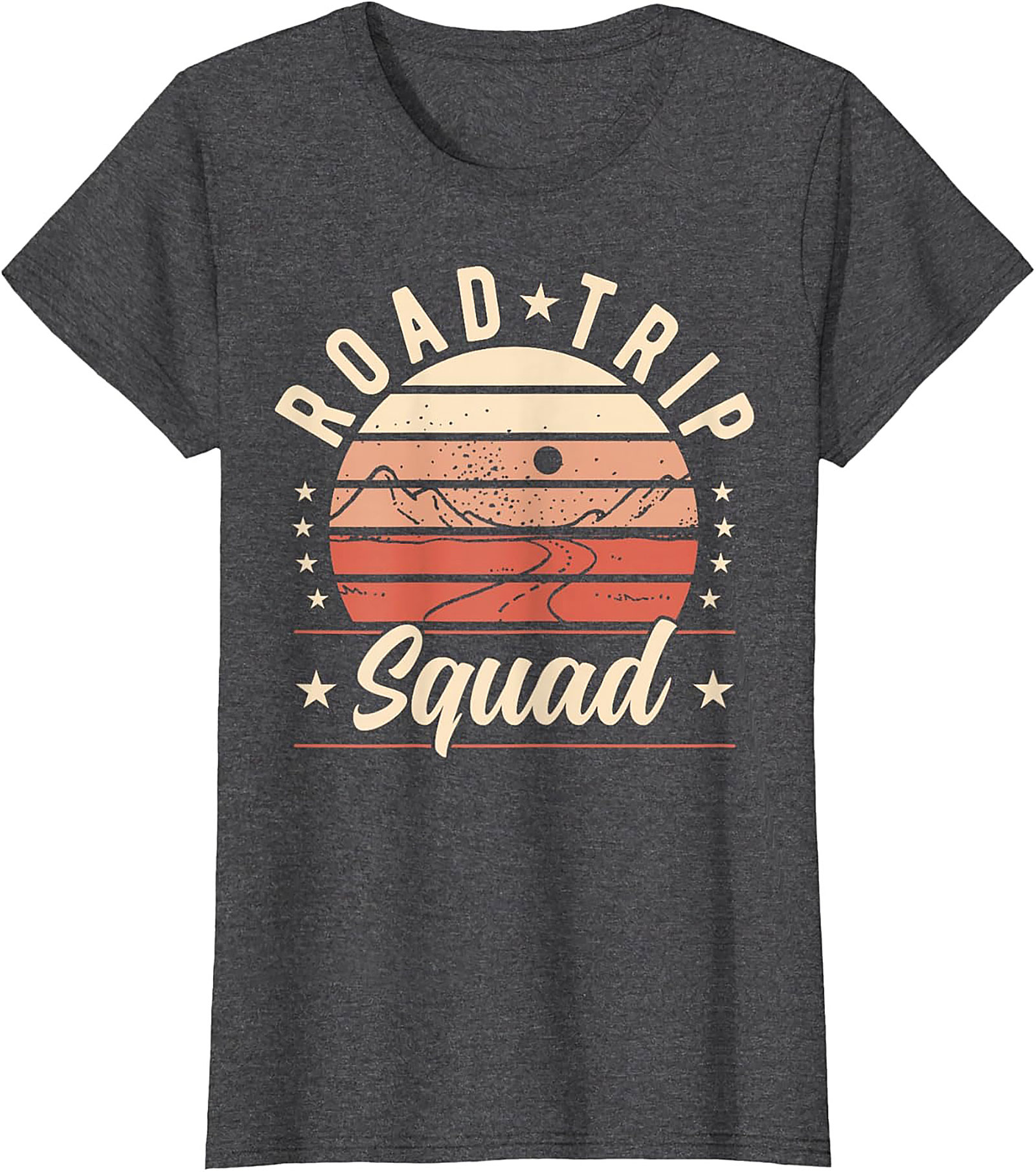  Road Trip Squad Vintage Graphic Tee Adventure Shirt 