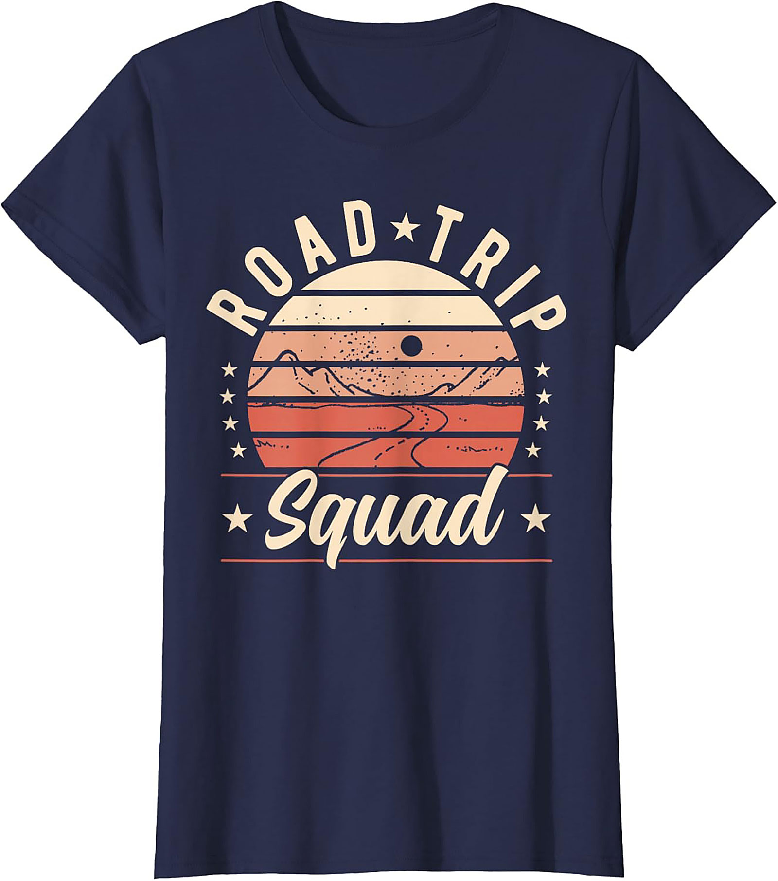  Road Trip Squad Vintage Graphic Tee Adventure Shirt 