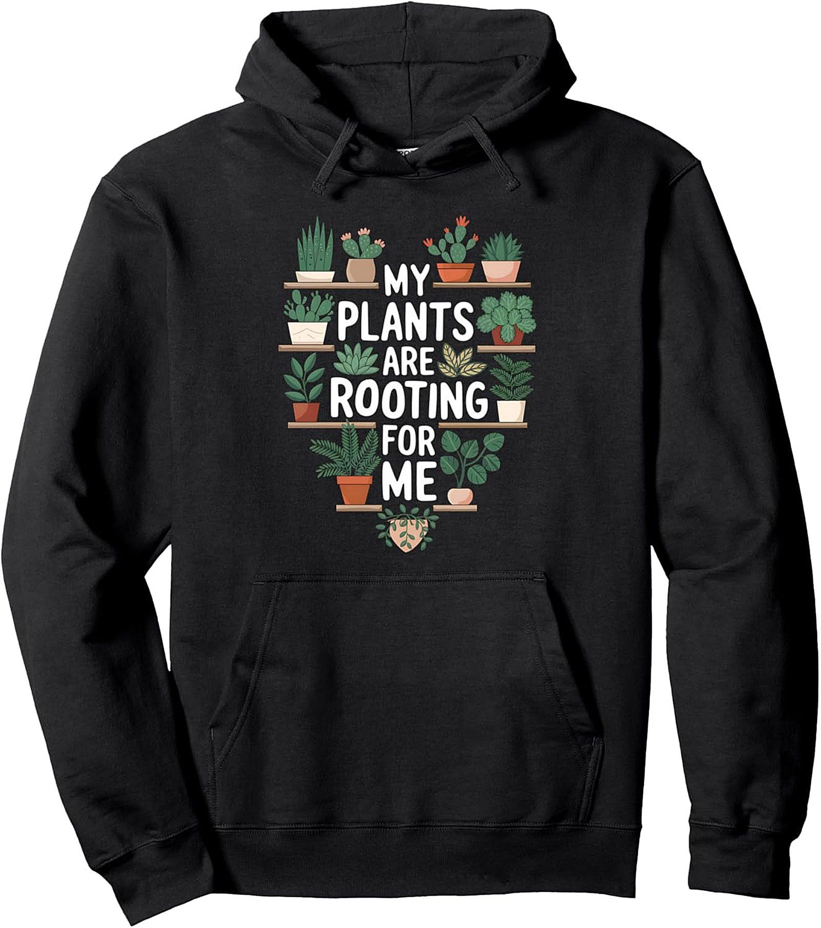Cozy Plant Lover Pullover Hoodie My Plants Are Rooting