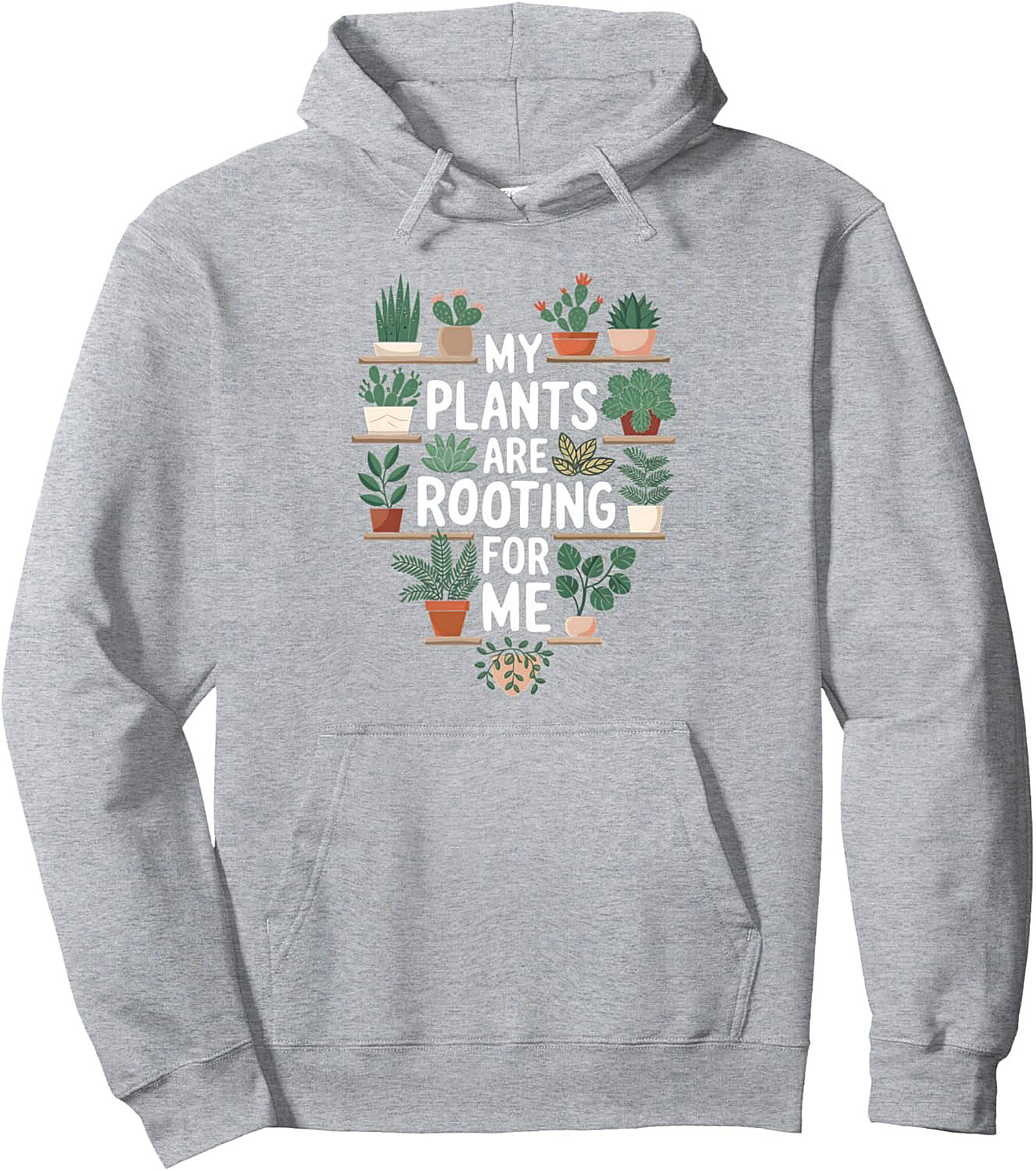 Cozy Plant Lover Pullover Hoodie My Plants Are Rooting