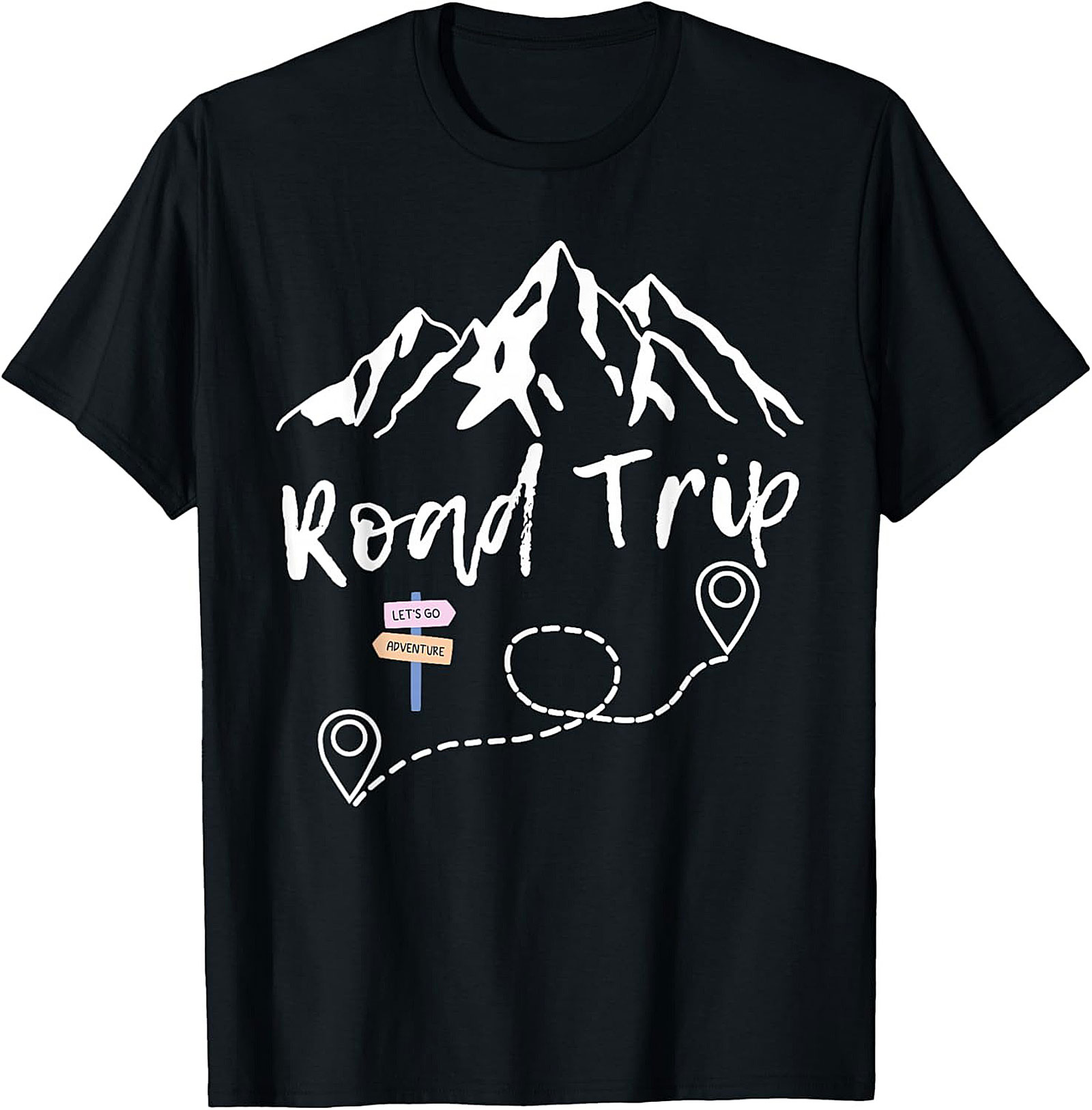 Road Trip Graphic Tee Mountain Adventure Unisex Shirt
