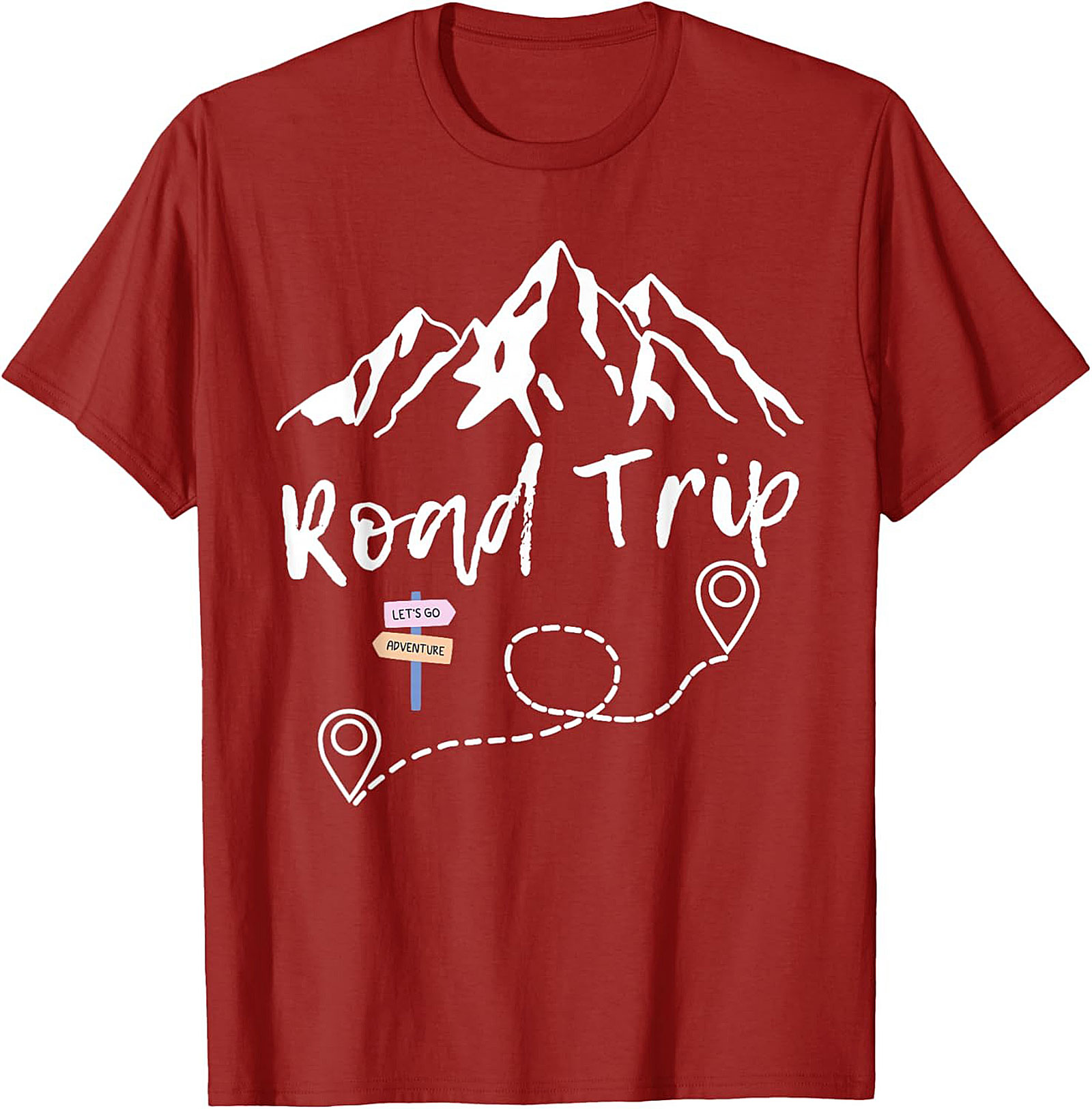 Road Trip Graphic Tee Mountain Adventure Unisex Shirt