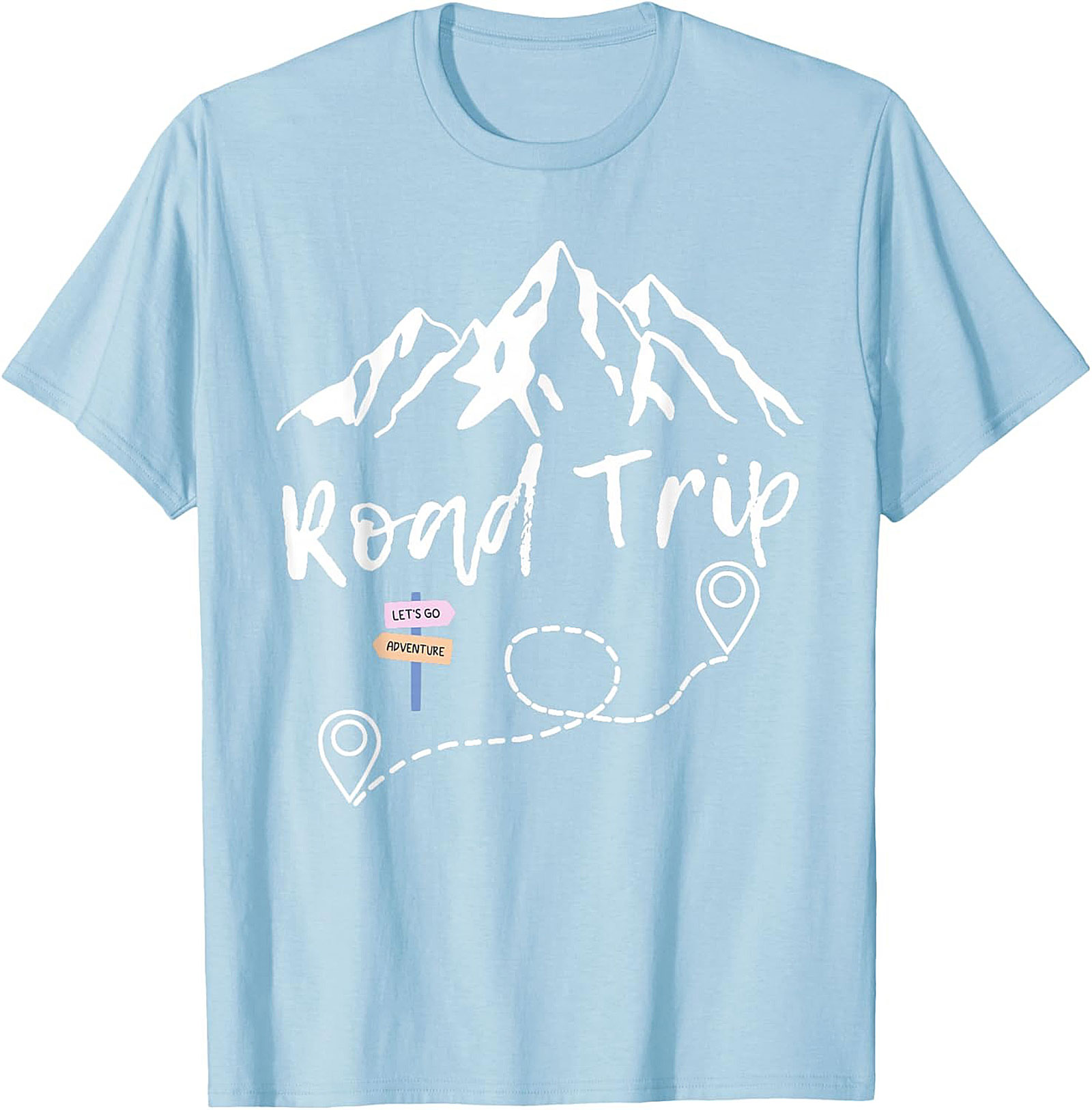 Road Trip Graphic Tee Mountain Adventure Unisex Shirt