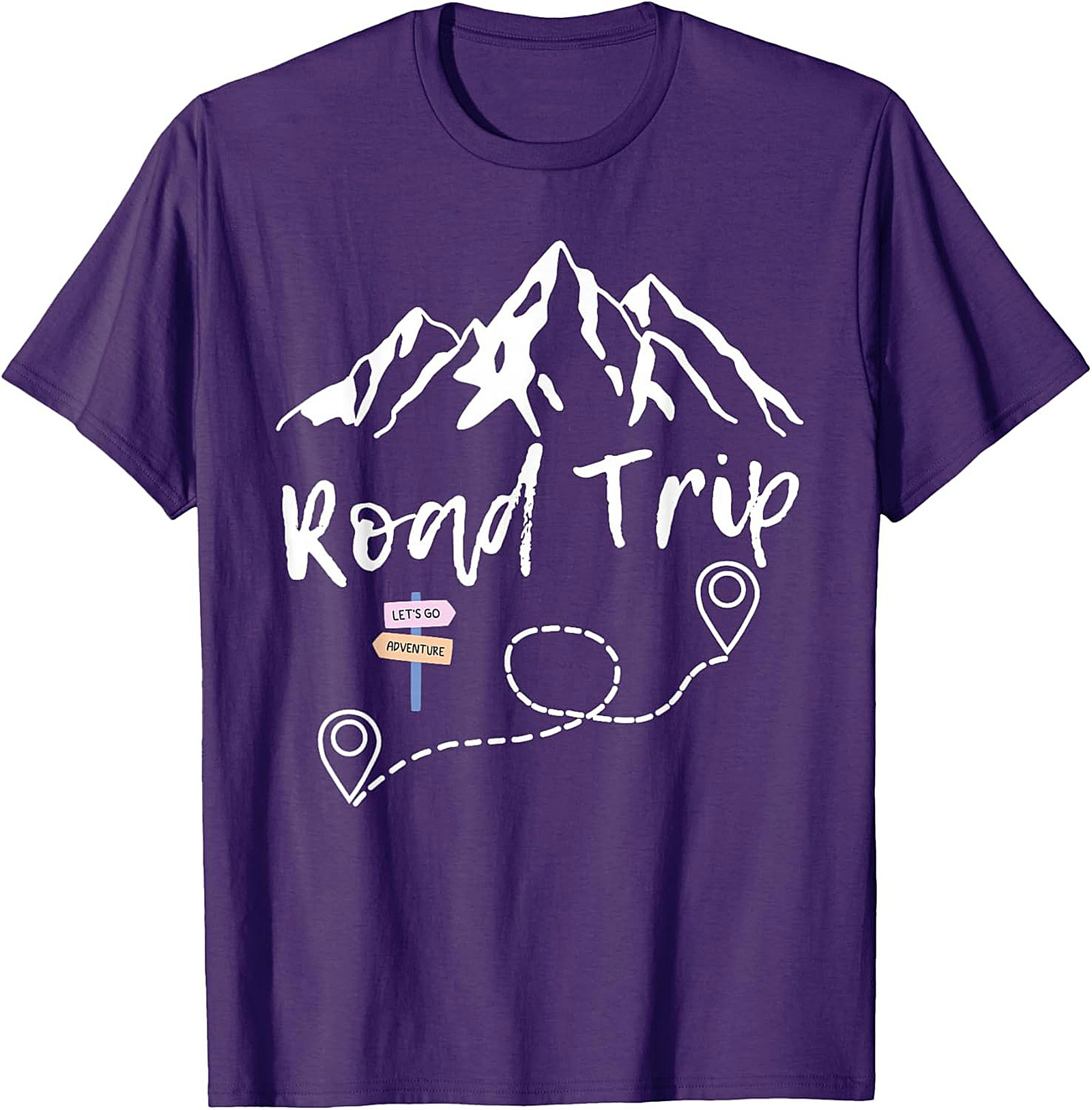 Road Trip Graphic Tee Mountain Adventure Unisex Shirt