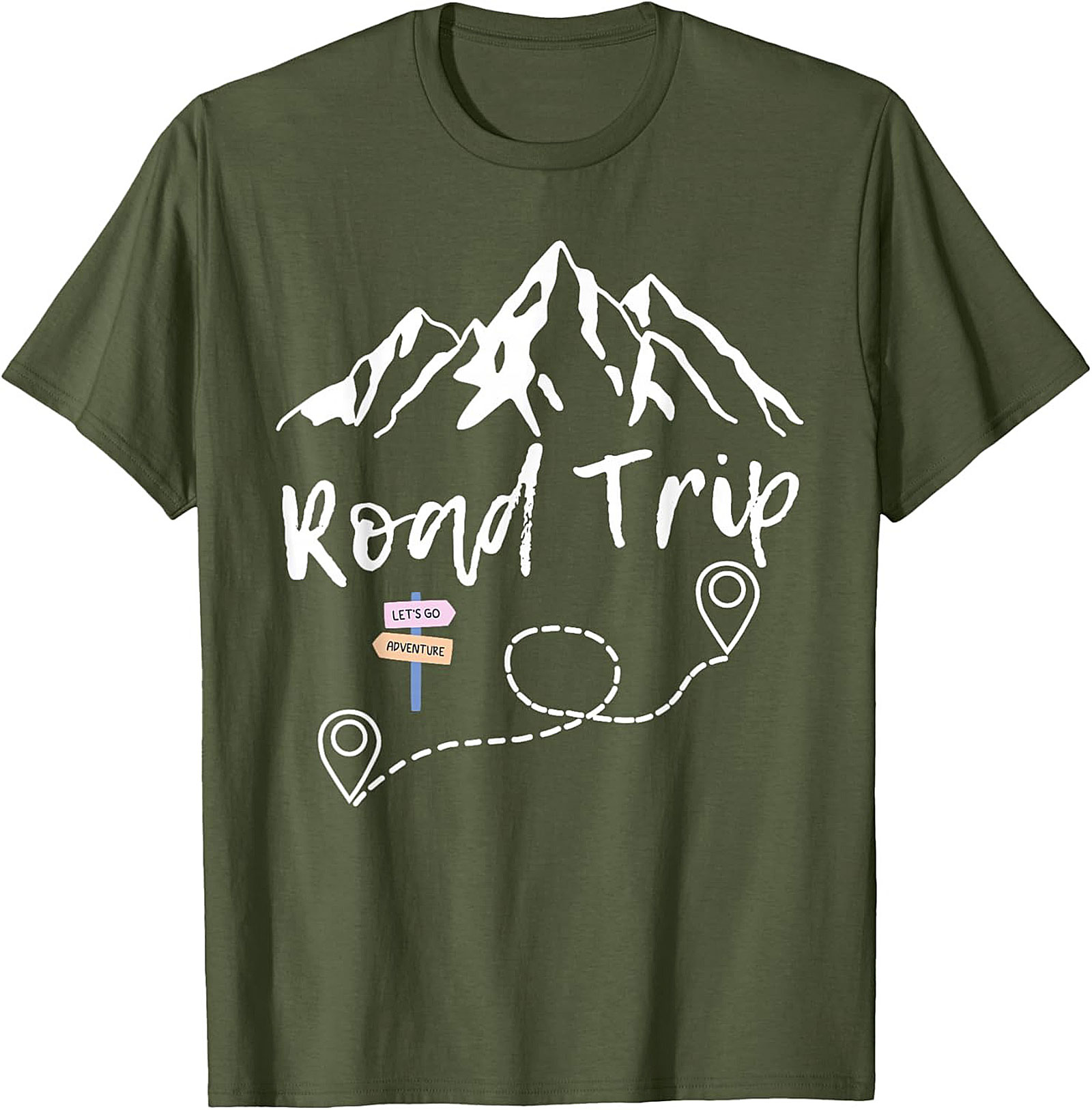 Road Trip Graphic Tee Mountain Adventure Unisex Shirt