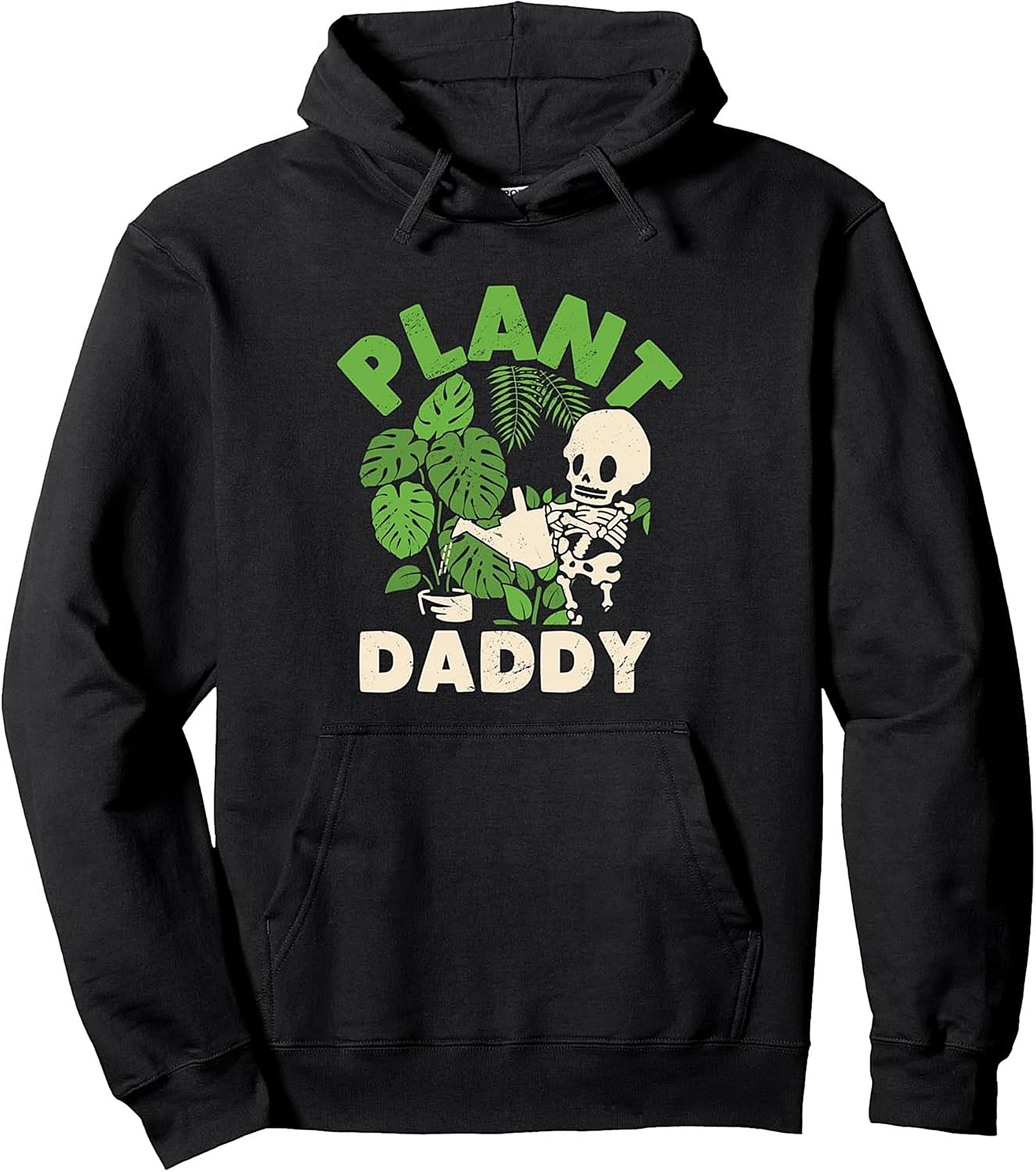 Plant Daddy Skeleton Hoodie Cozy Unisex Pullover Gift