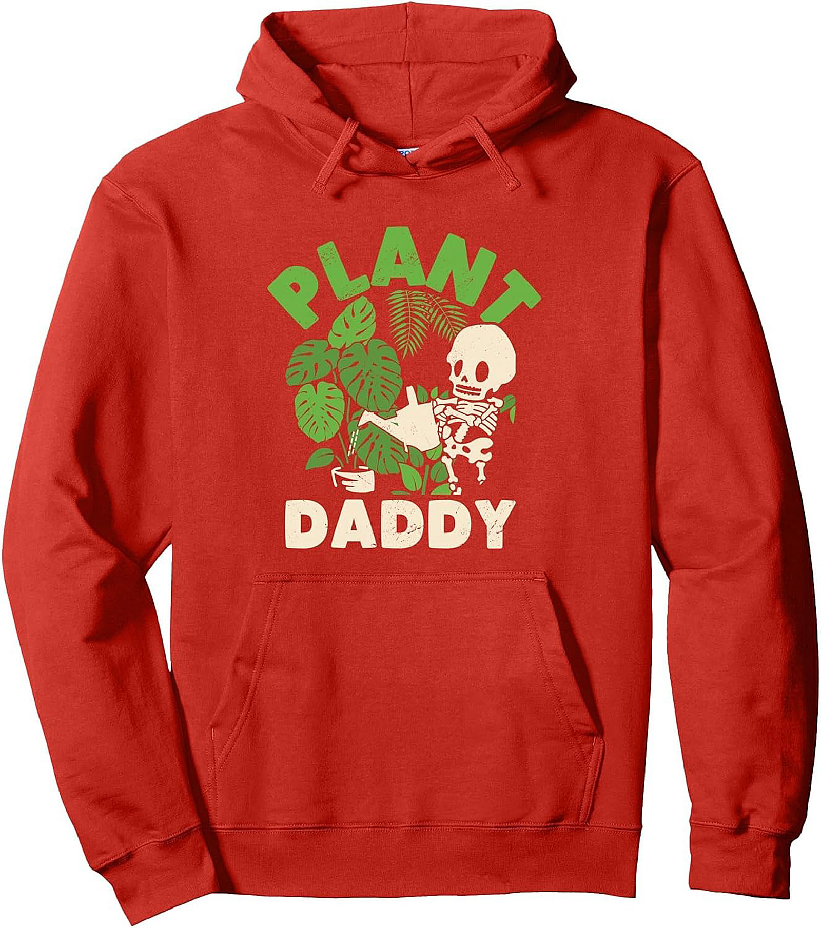 Plant Daddy Skeleton Hoodie Cozy Unisex Pullover Gift