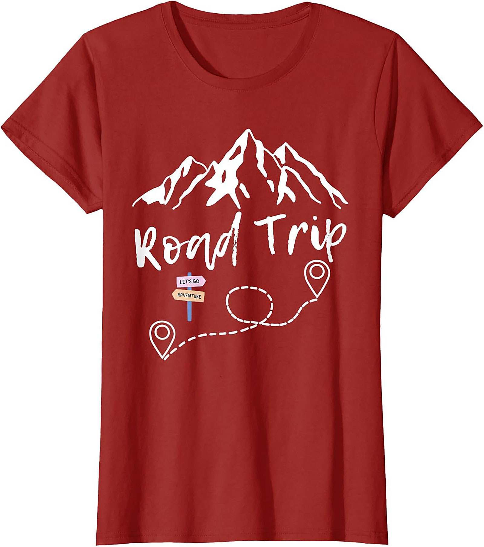 Road Trip Graphic Tee Mountain Adventure Unisex Shirt