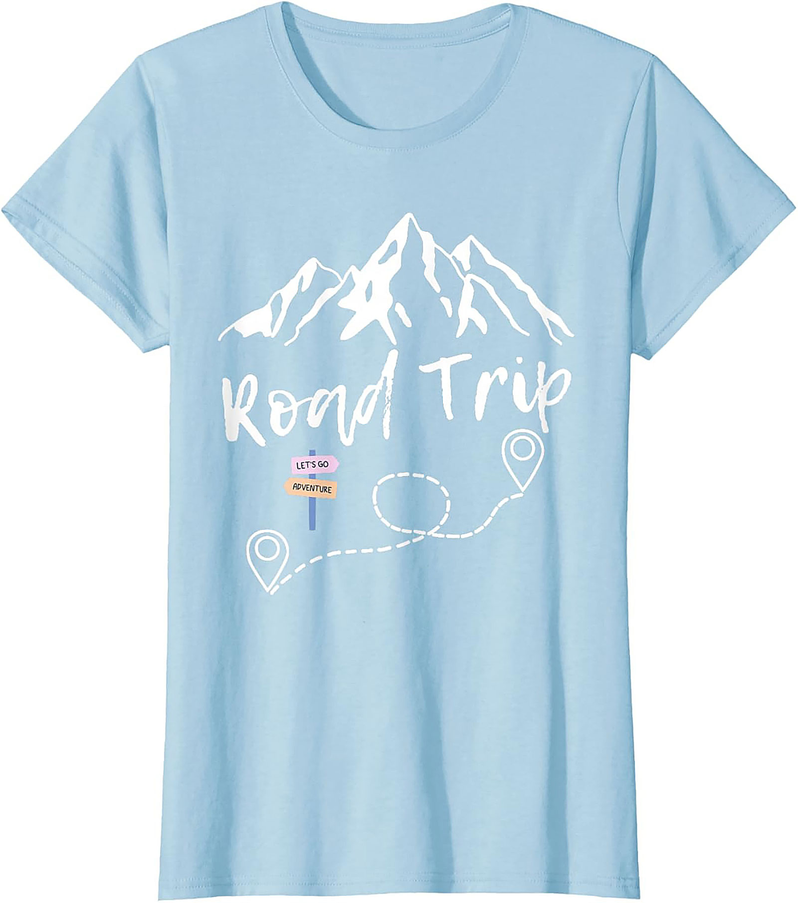 Road Trip Graphic Tee Mountain Adventure Unisex Shirt