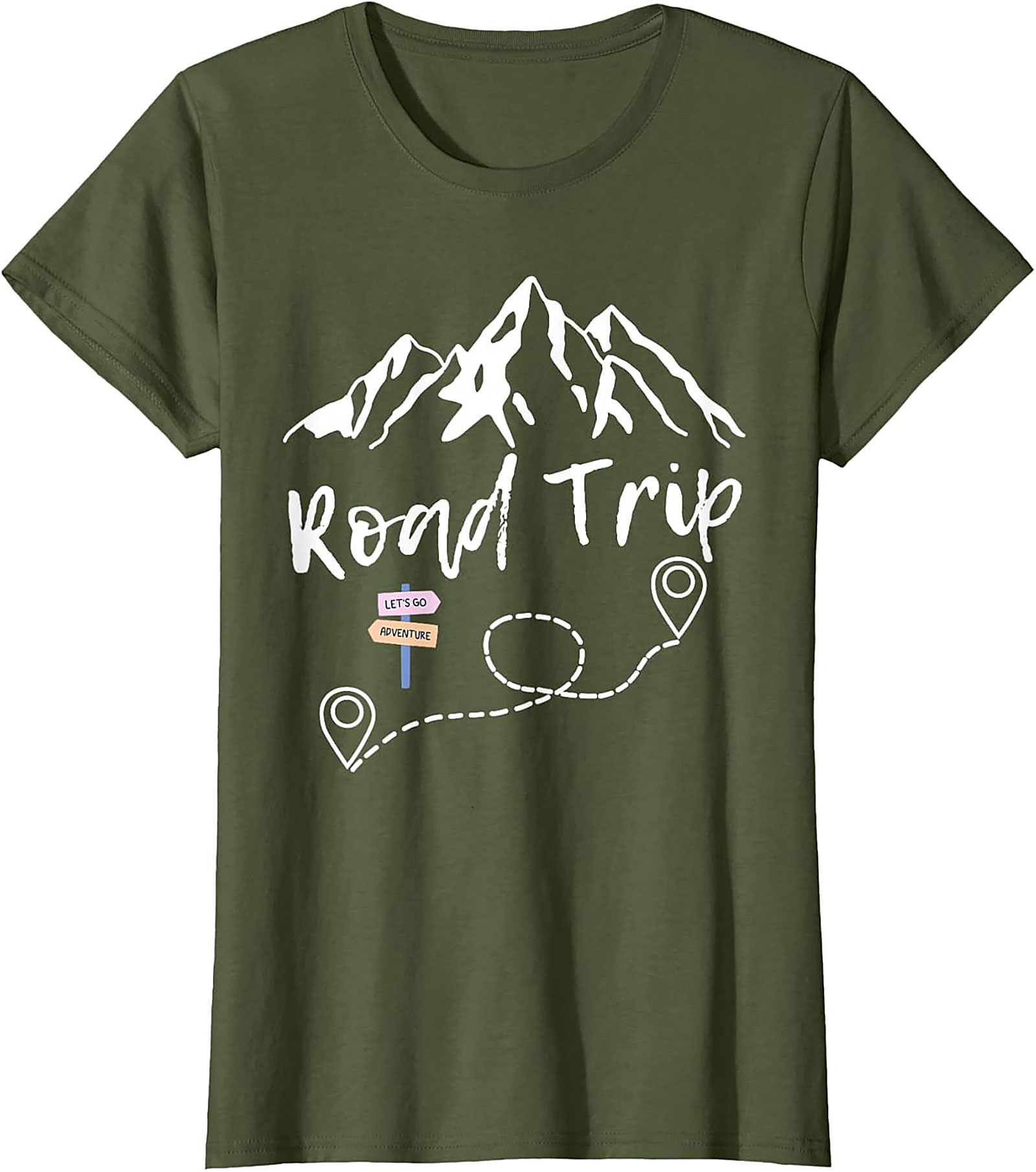 Road Trip Graphic Tee Mountain Adventure Unisex Shirt
