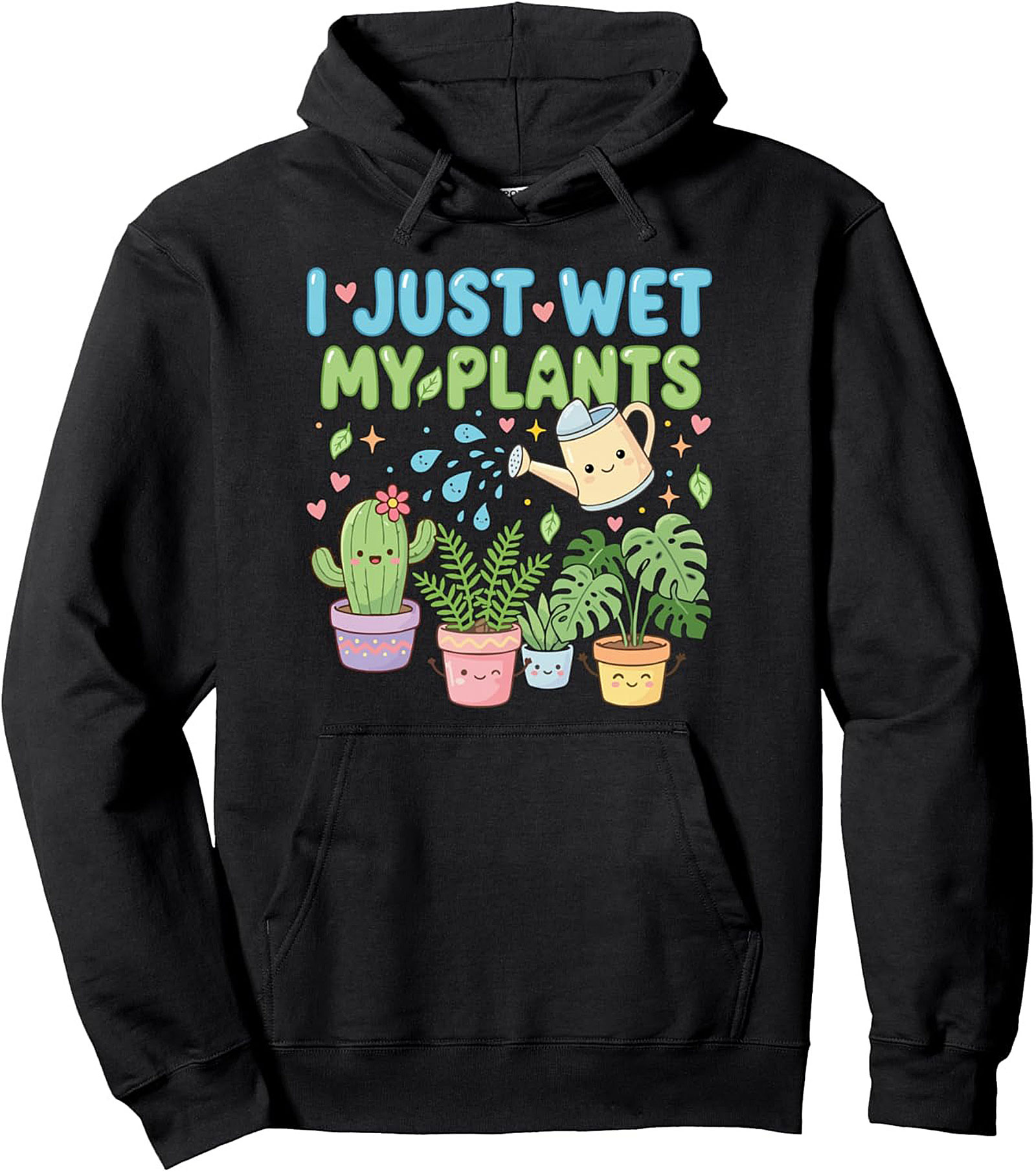 Kawaii Plant Lover Pullover Hoodie